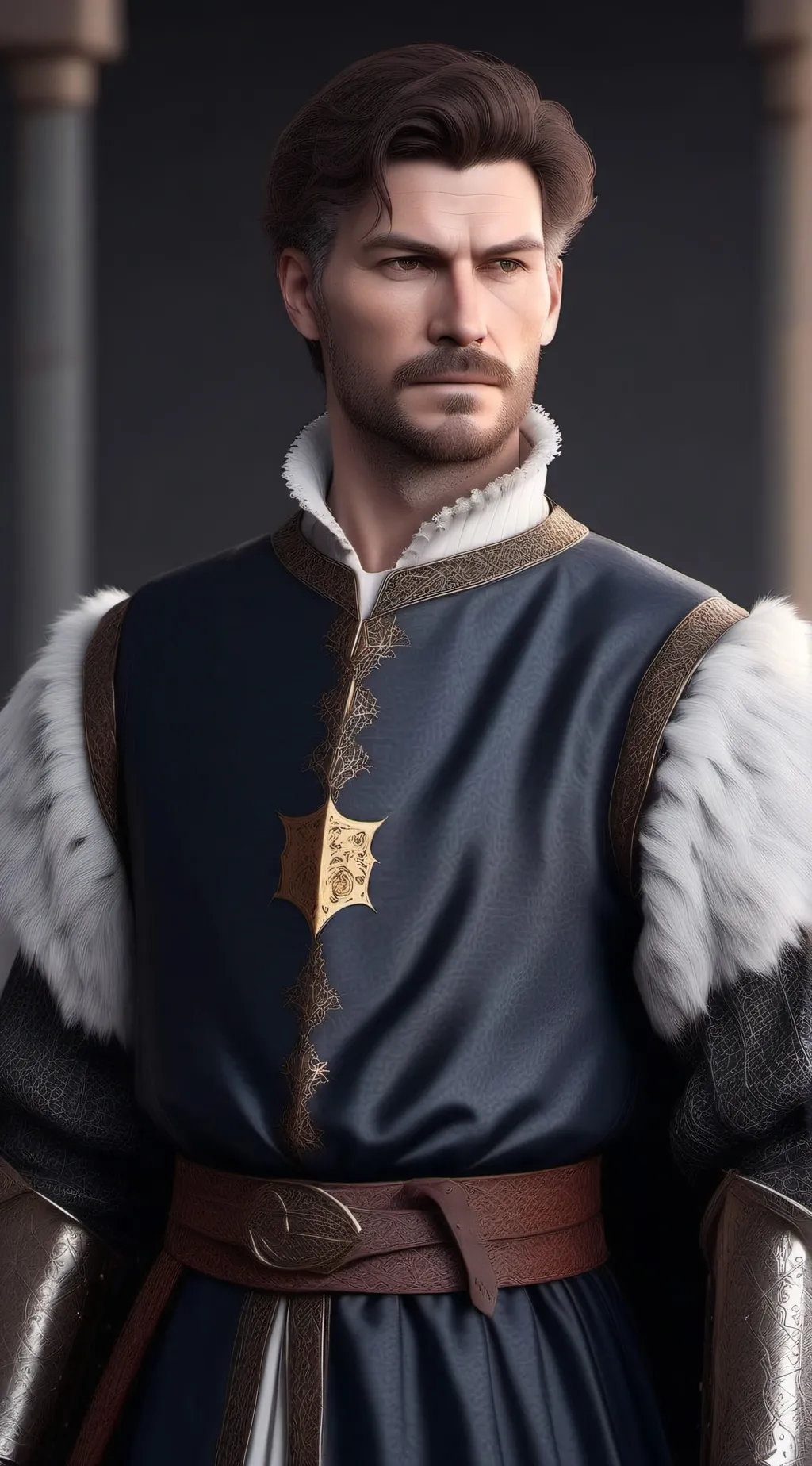 ai character: King James  background