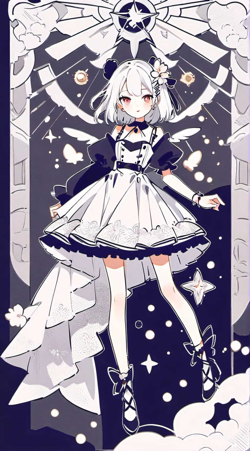 ai character: Oliver with sarah background