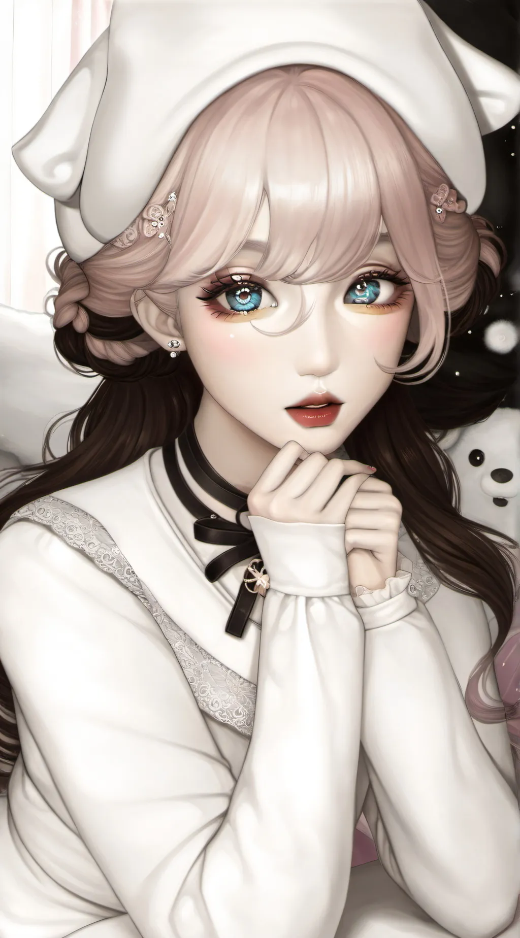 ai character: 🌺Lunny🌺 background