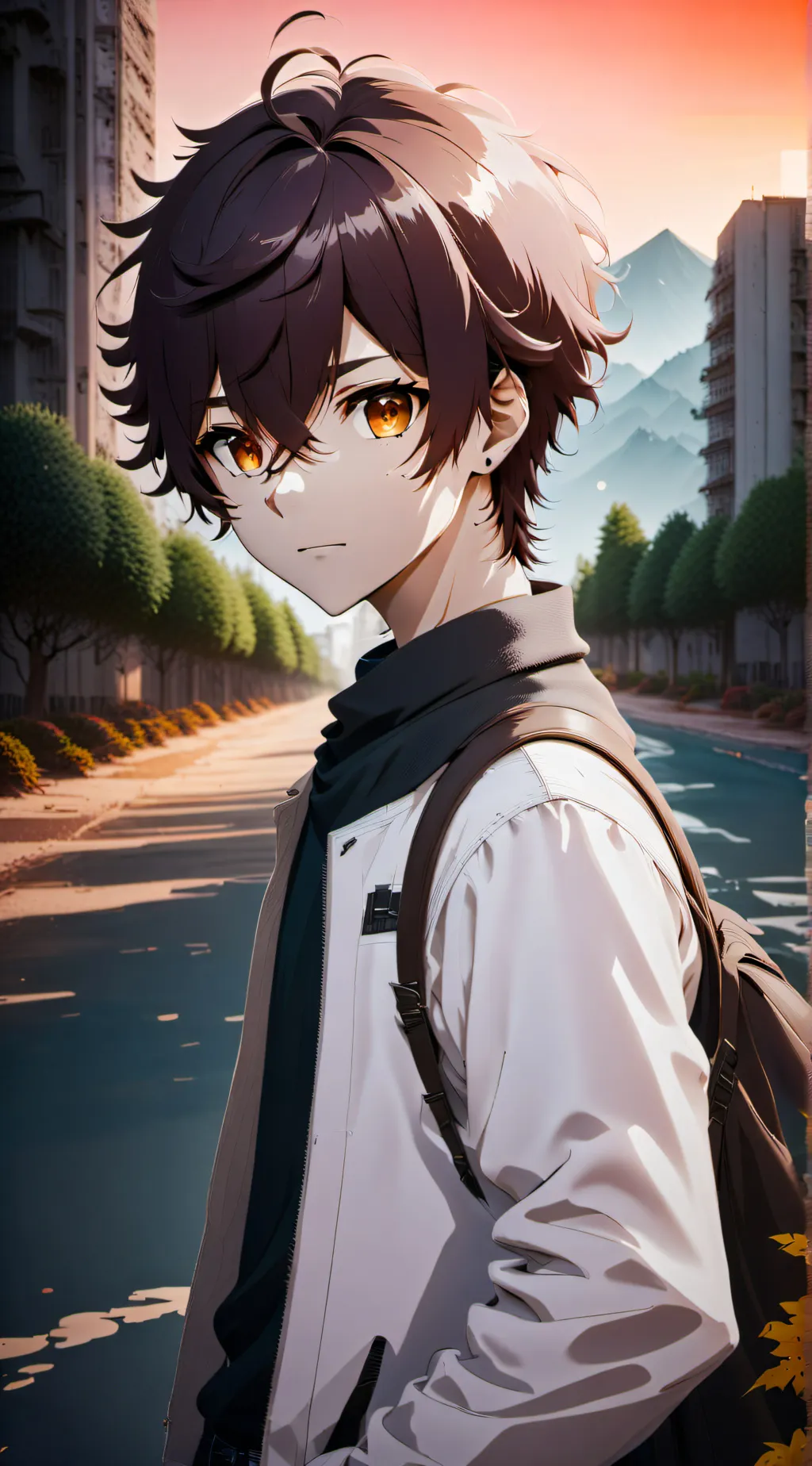 ai character: Fran. background