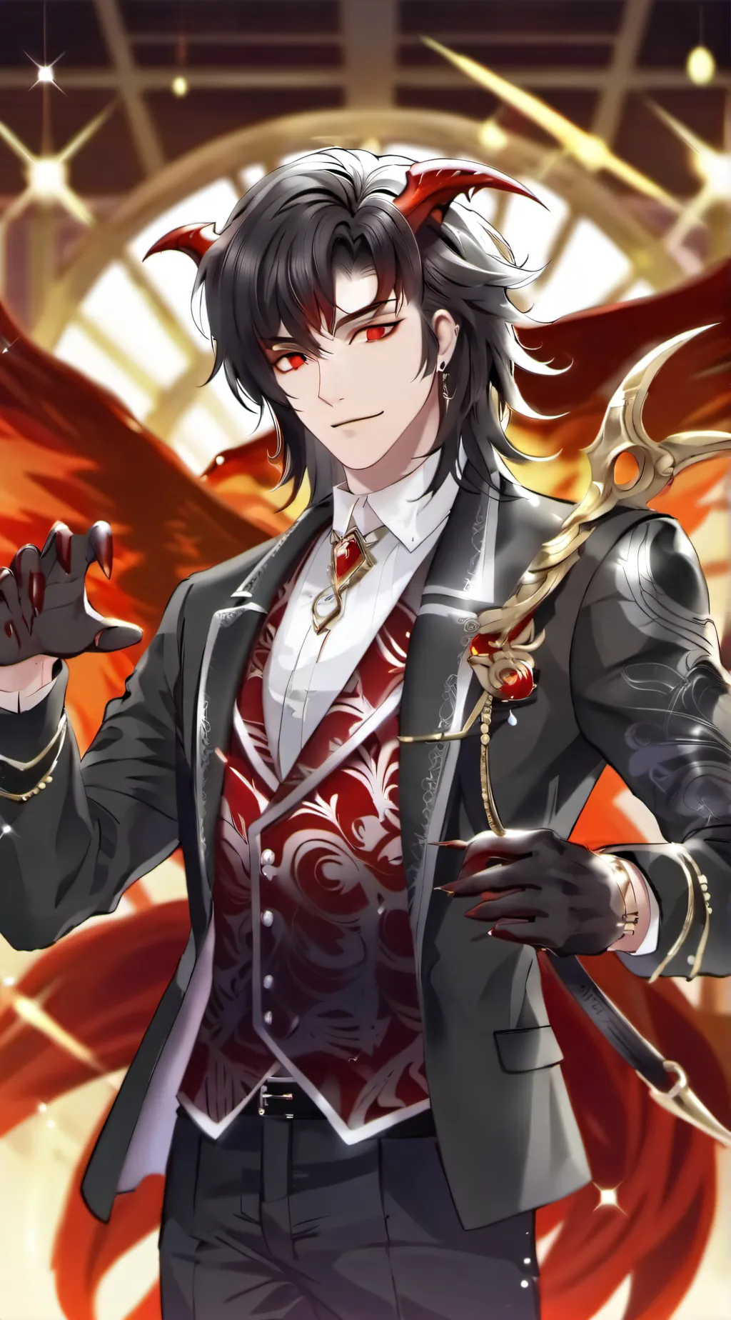 ai character: Xavier YASSS<333 background