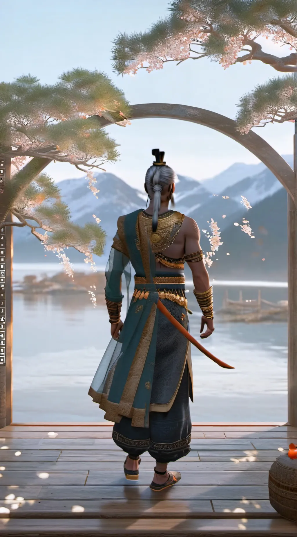ai character: Hashira  background