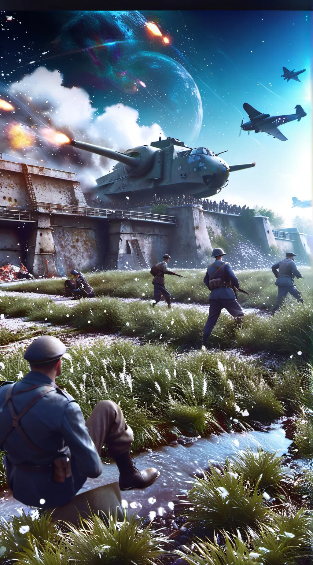 ai character: WW2 background