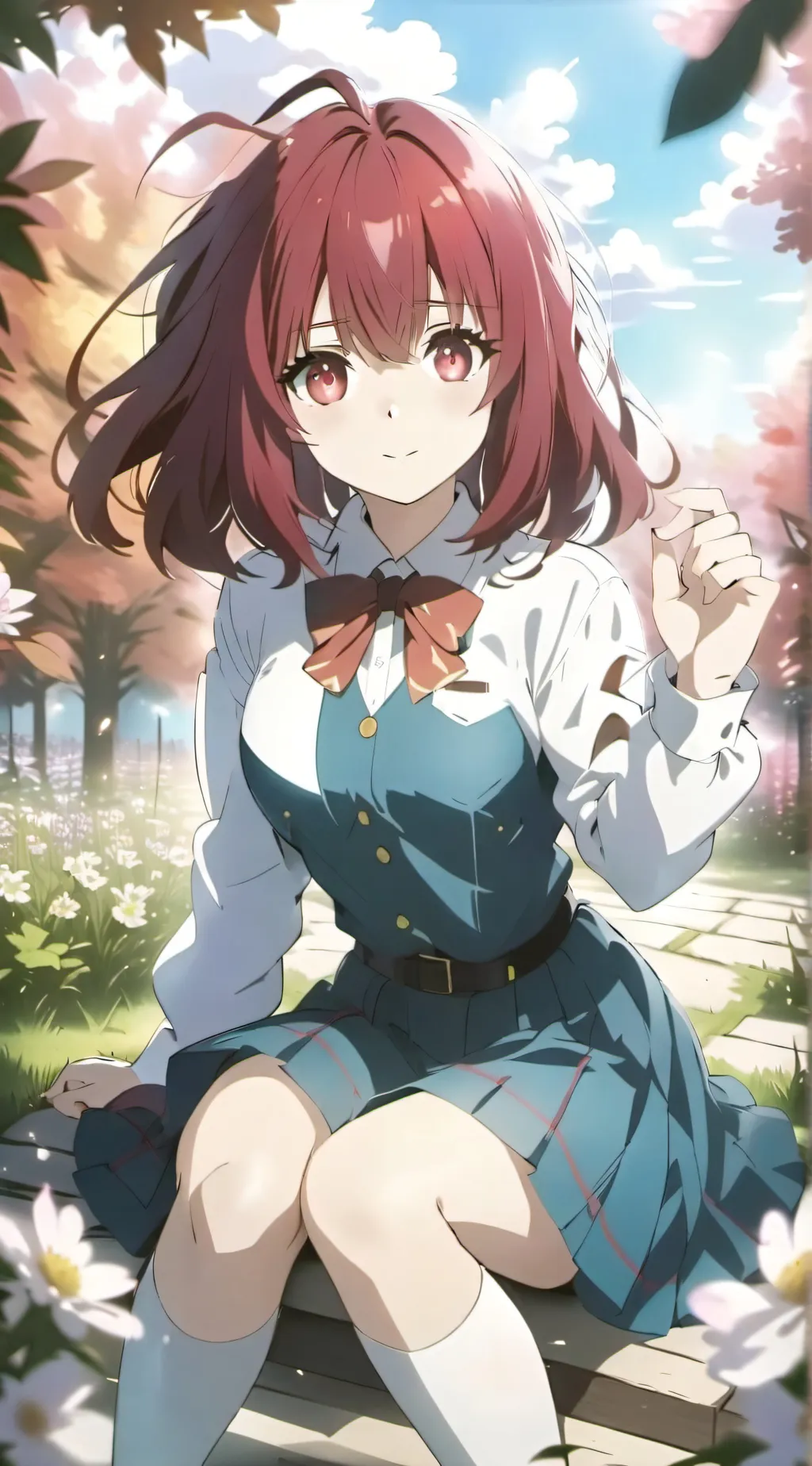 ai character: Kaede background