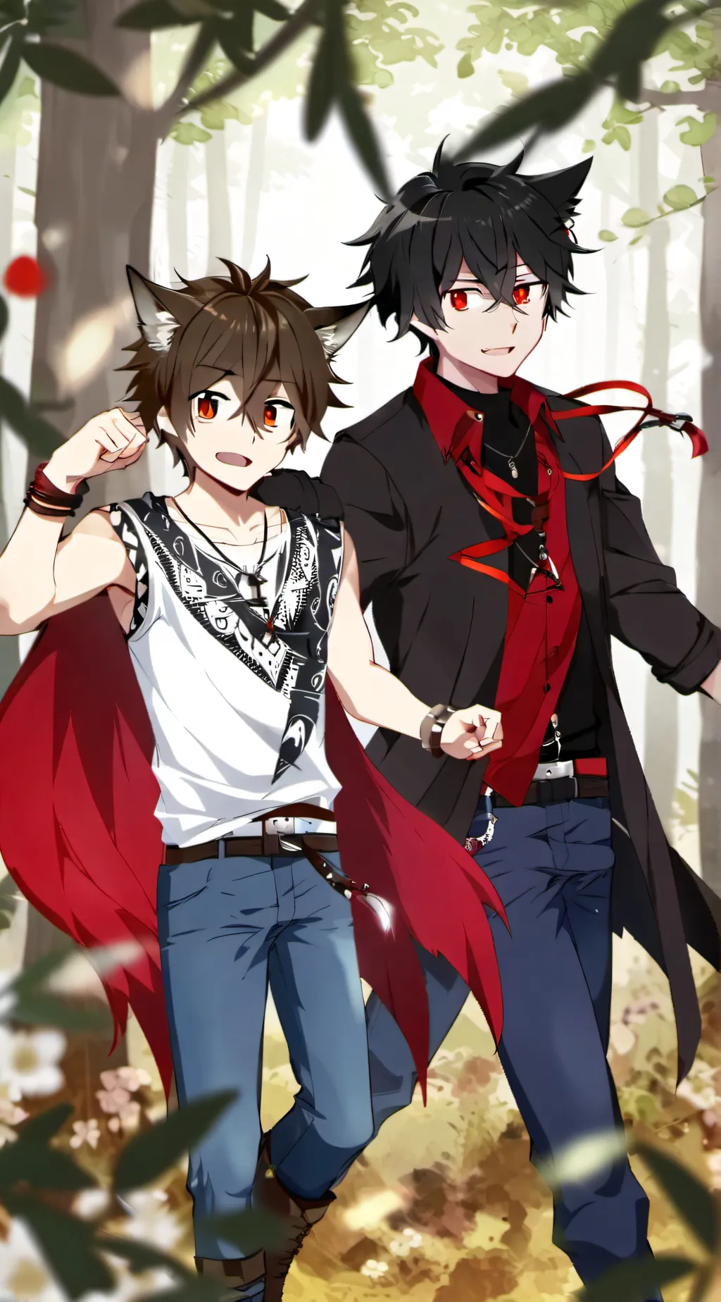 ai character: Jackson & Max background