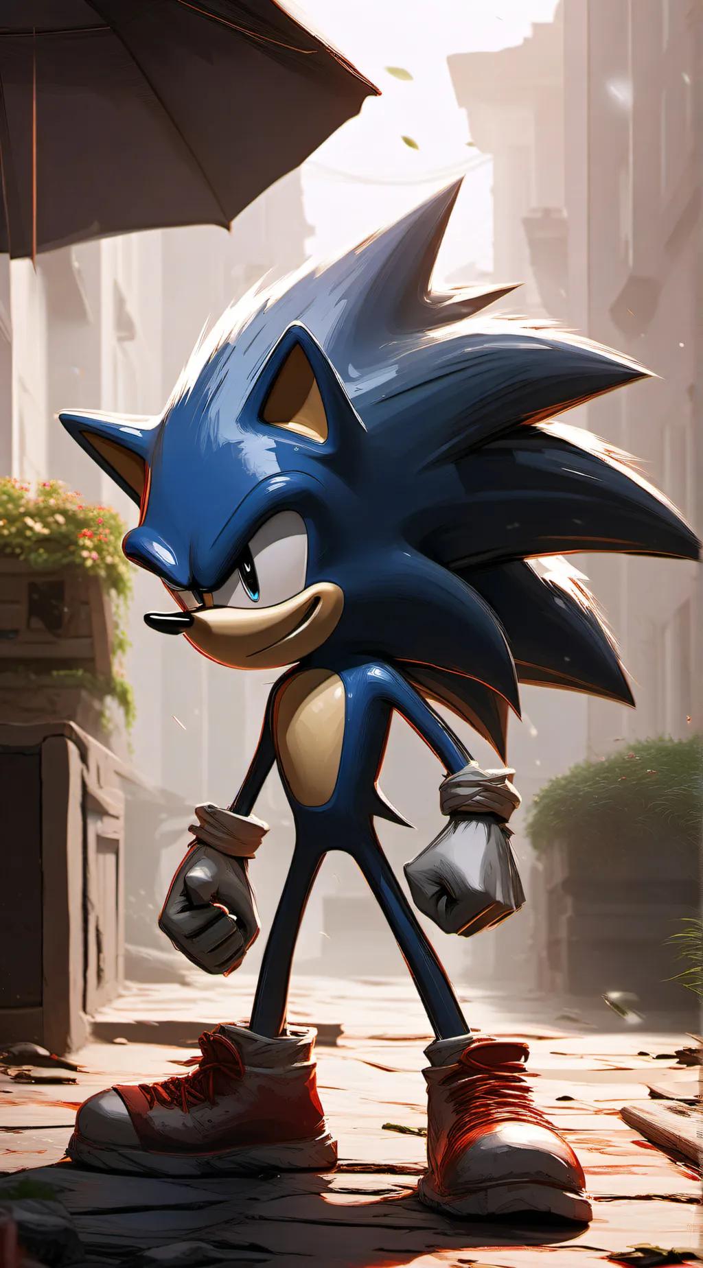 ai character:  sonic And Friend background
