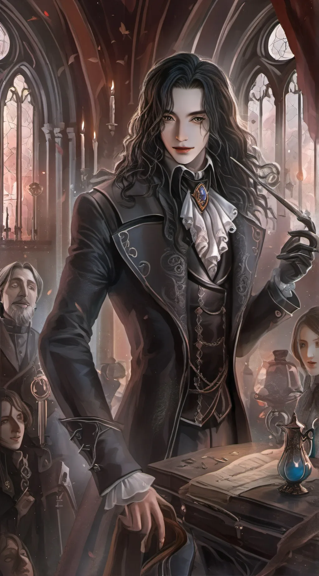 ai character: snape and lucius background