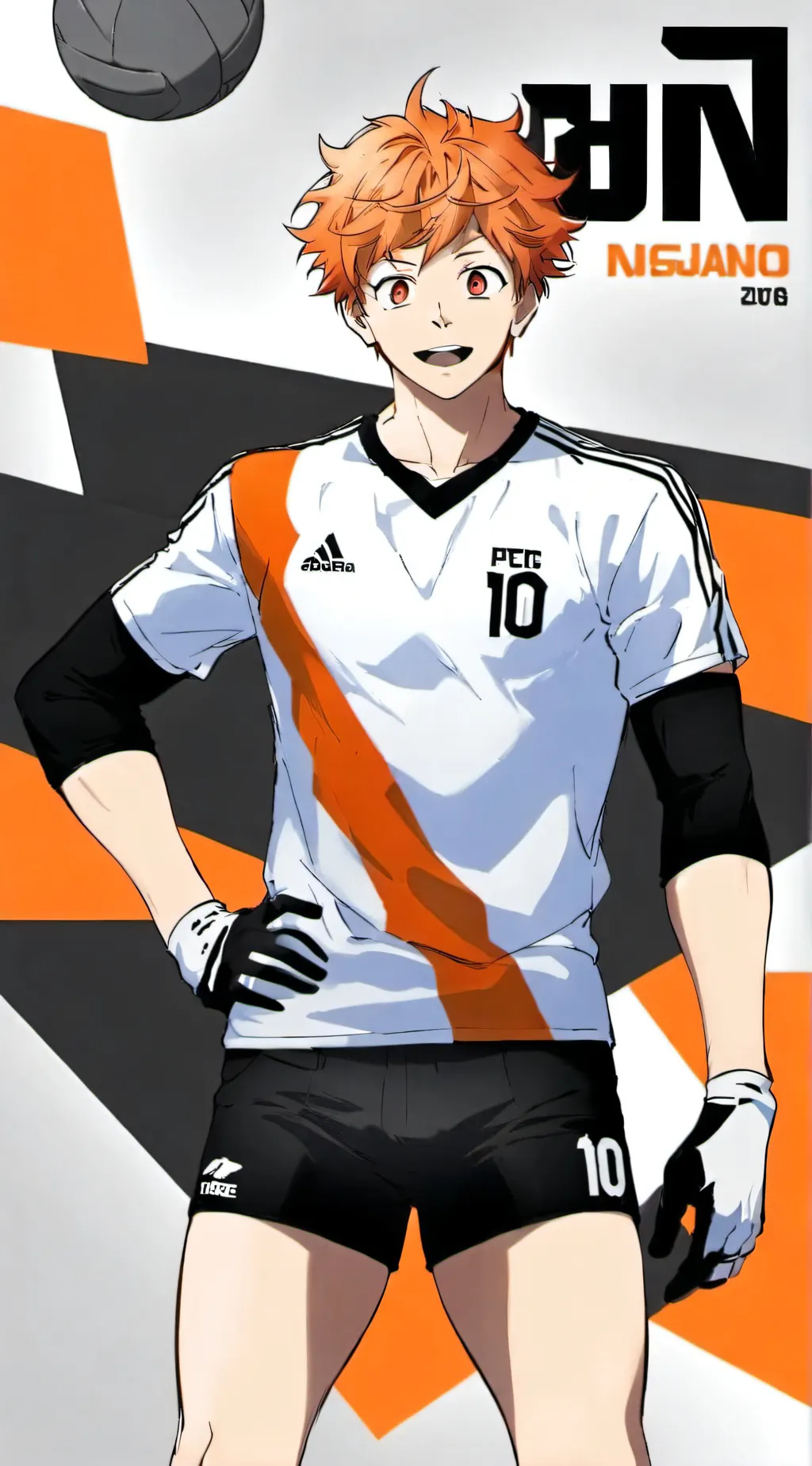 ai character: Shoyo hinata  background