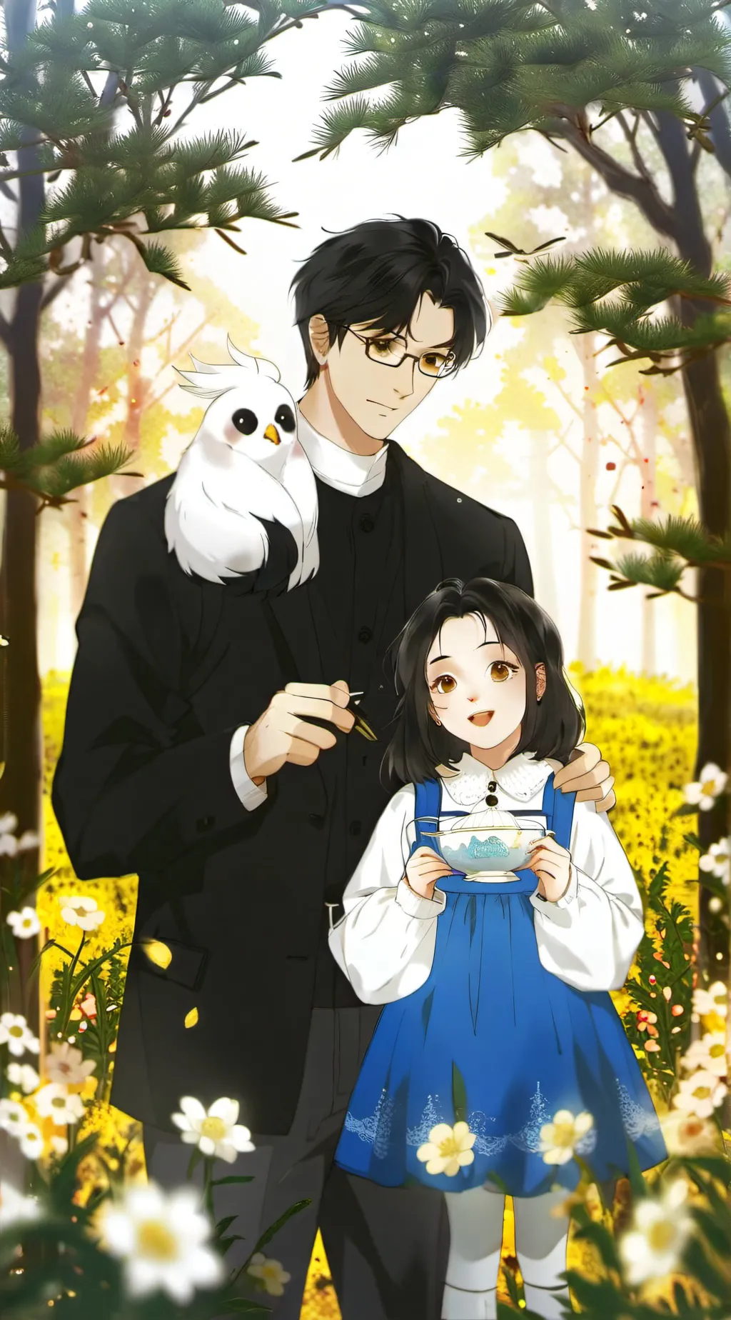 ai character: Liam and Liz background