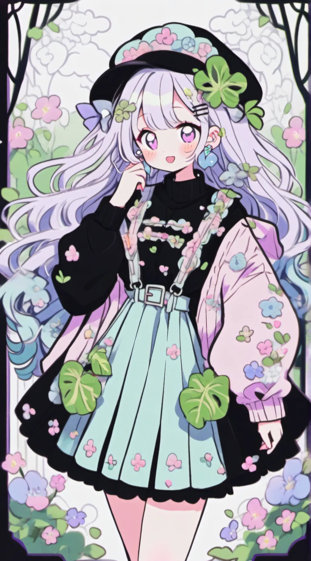 ai character: lily background