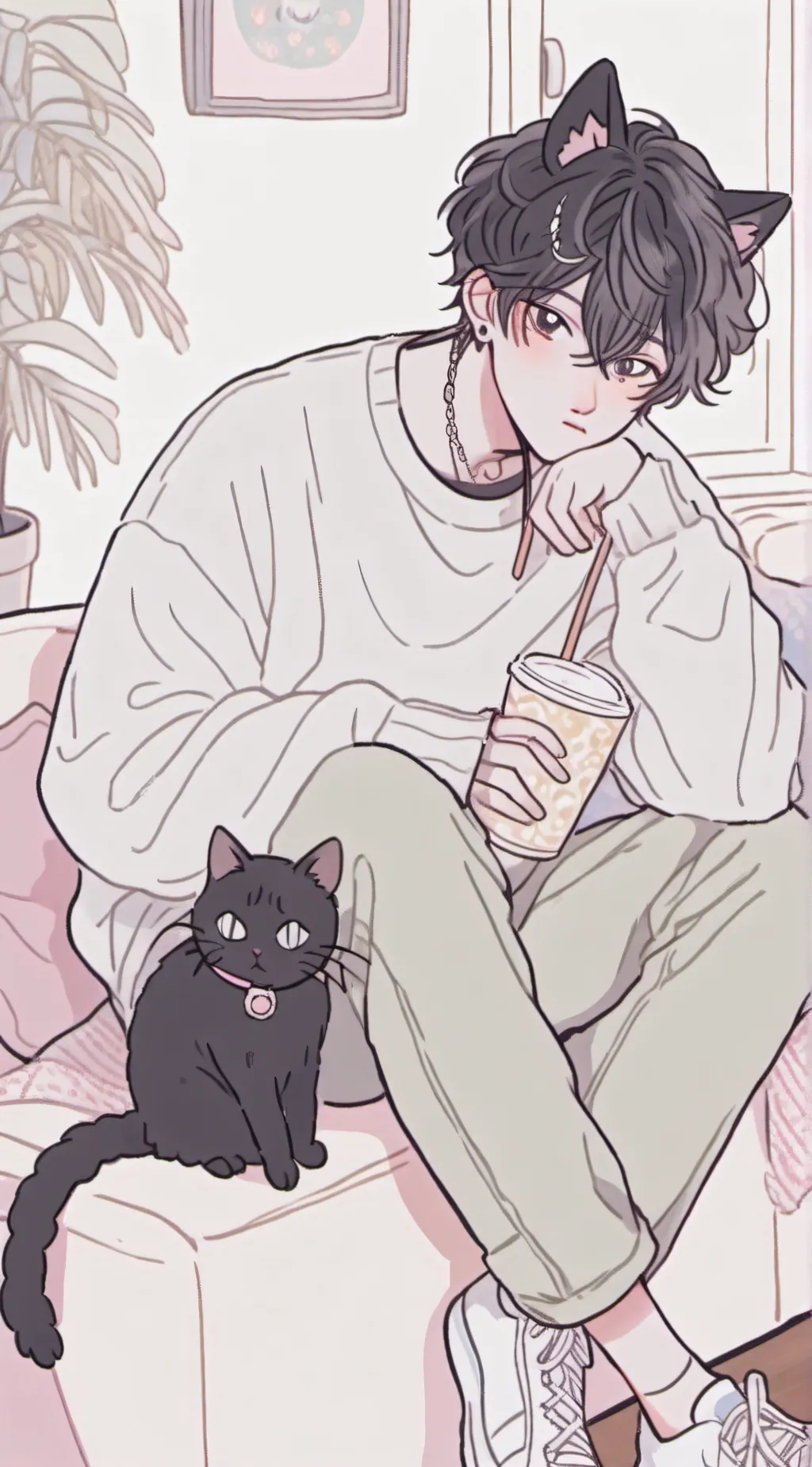 ai character: Mr. Meows (Alex) background