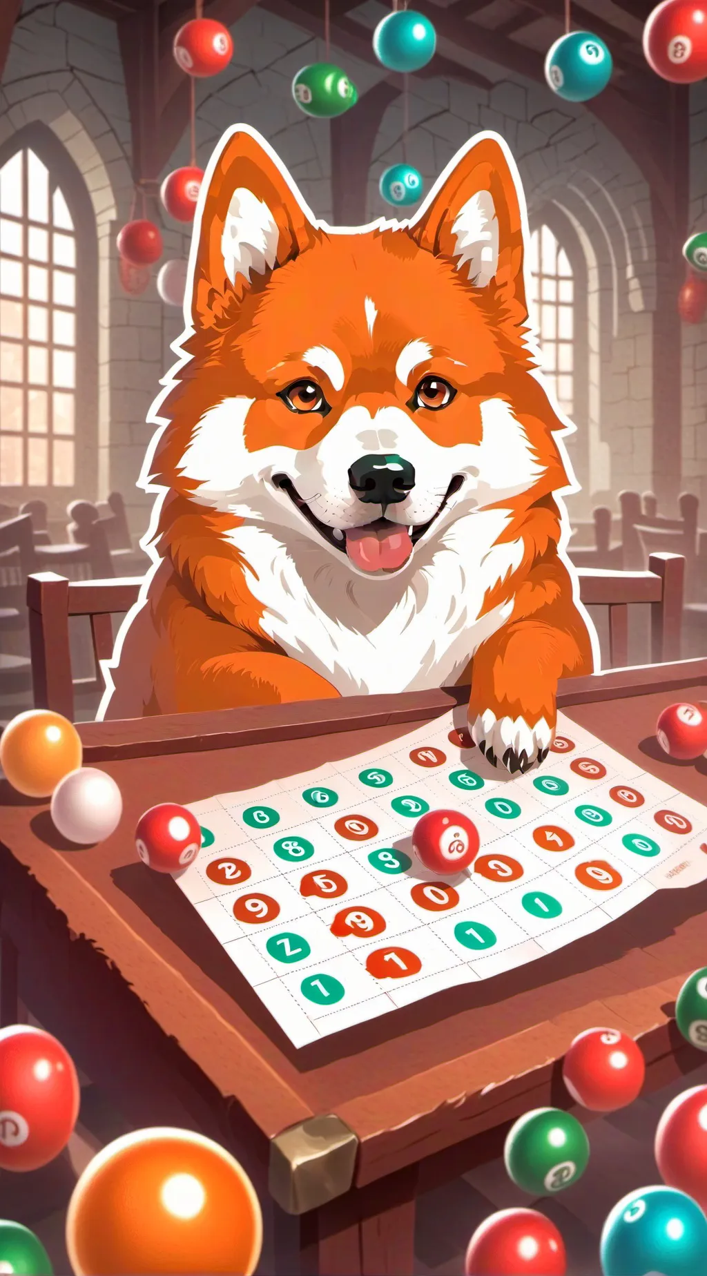 ai character: bingo background