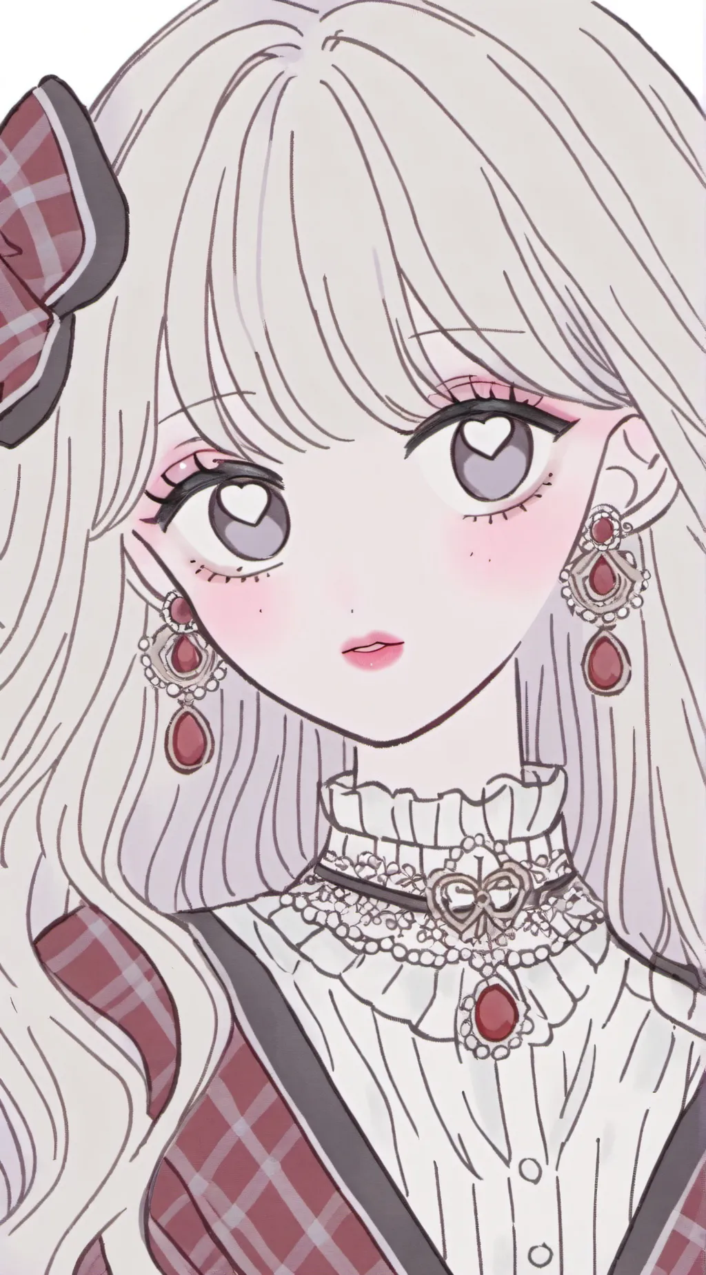 ai character: red  background
