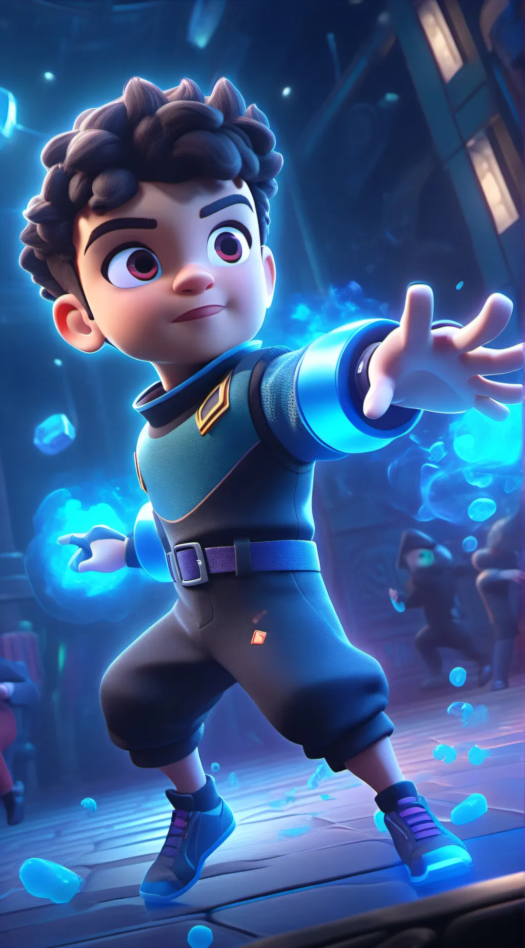 ai character: spy kids background