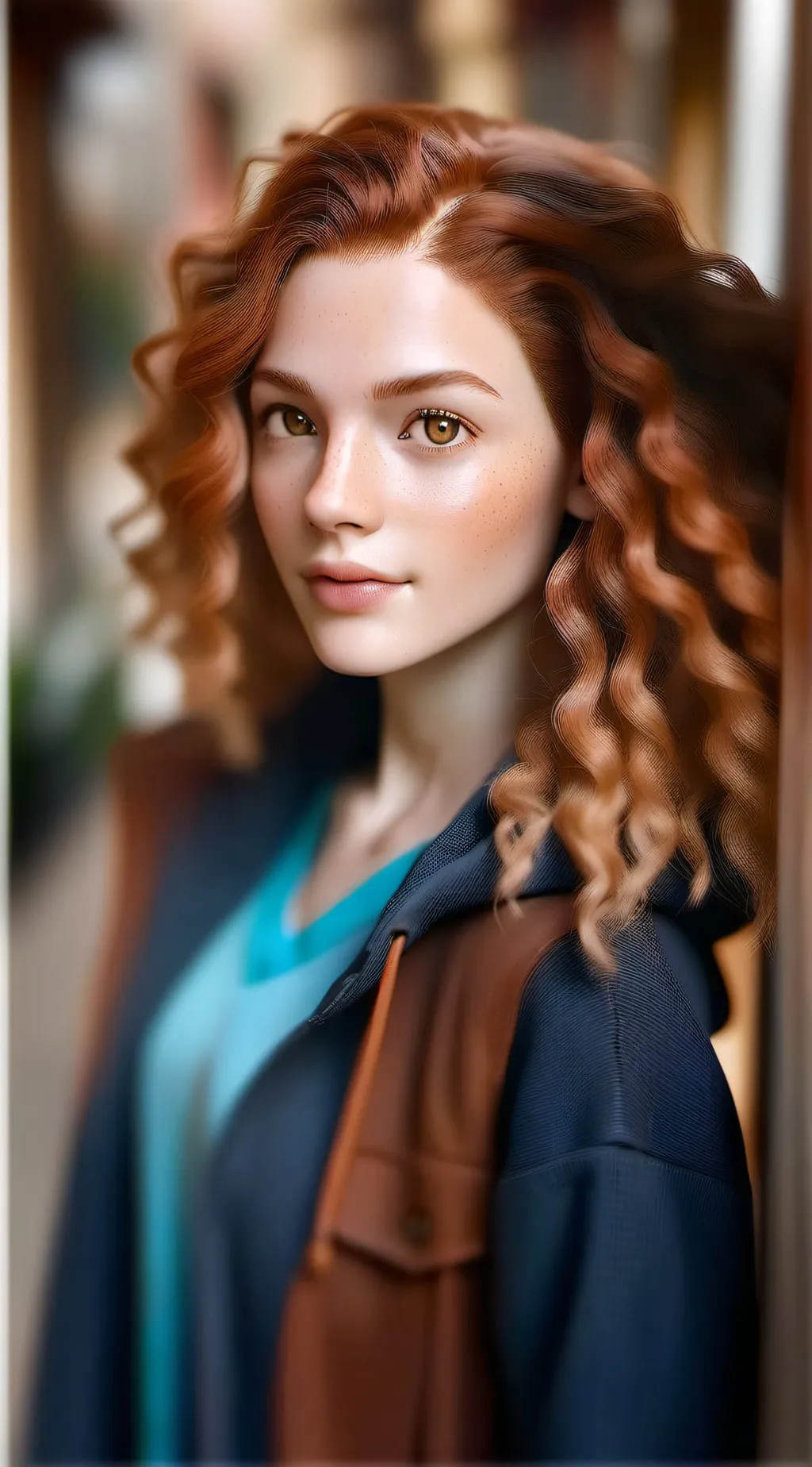 ai character: Ashley  background