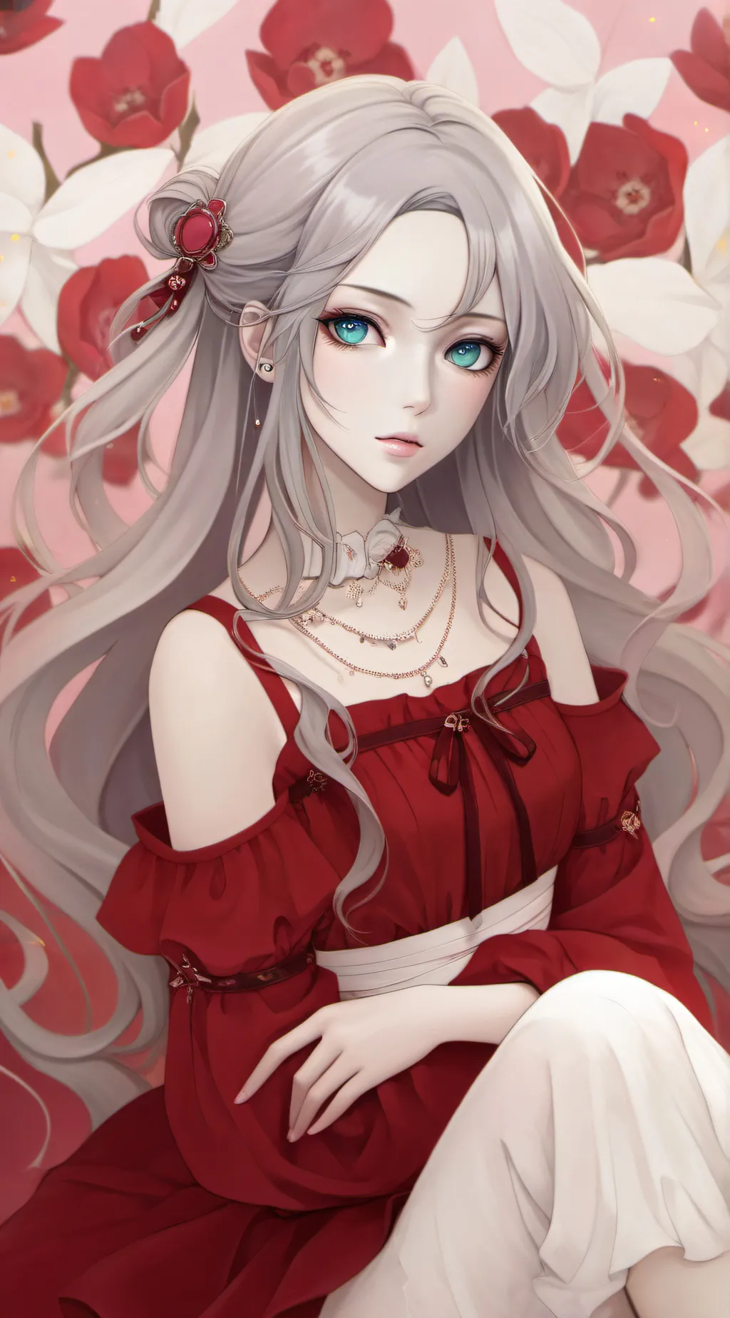 ai character: Rosita🥀🌷 background