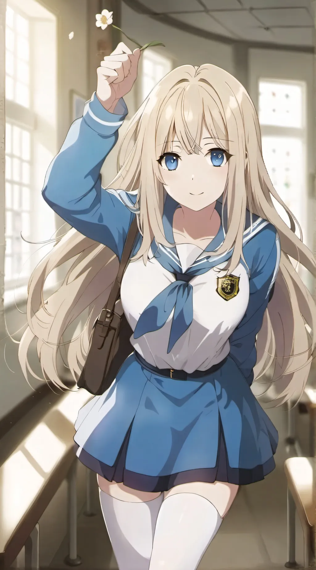 ai character: Sarah Pchenko background