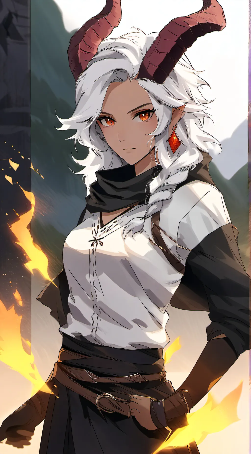 ai character: Sindara background
