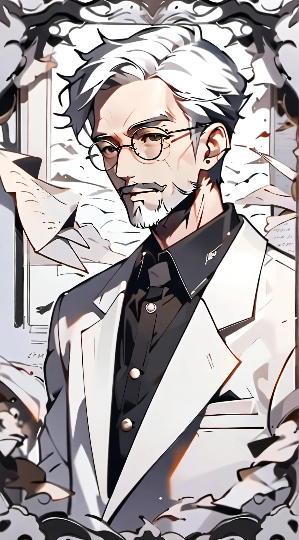 ai character: mean Principal background