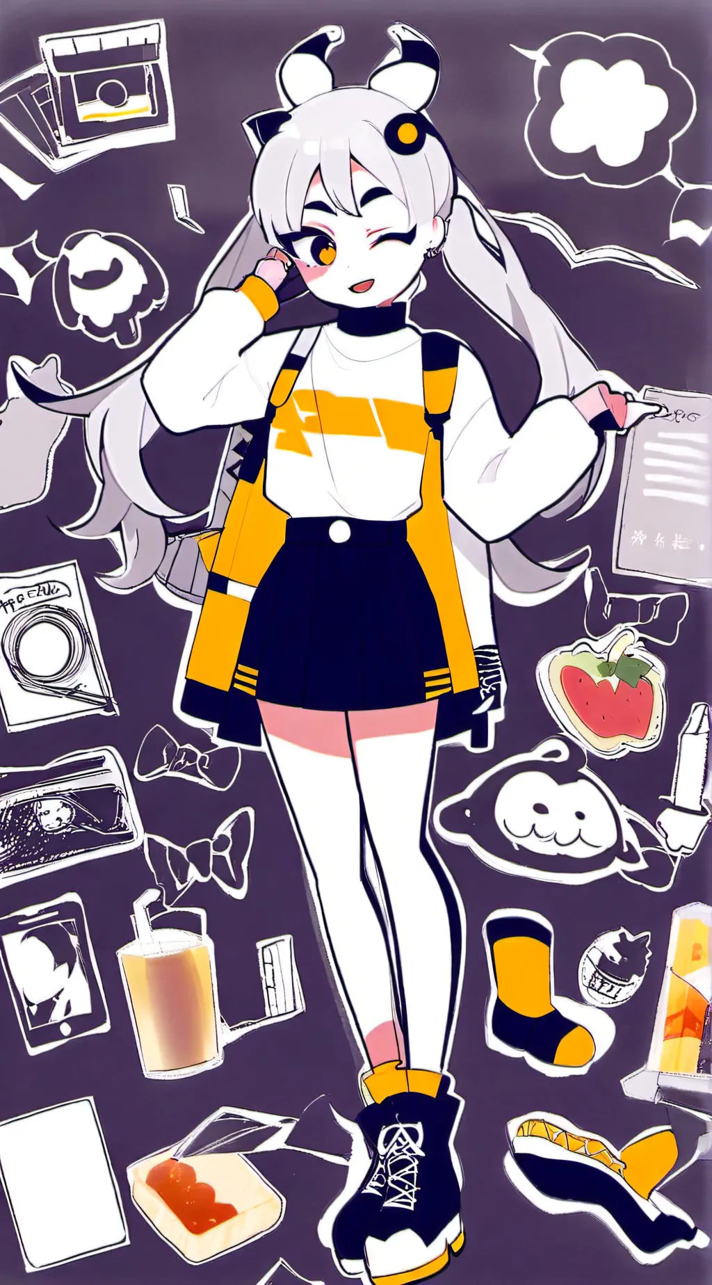 ai character: lily background