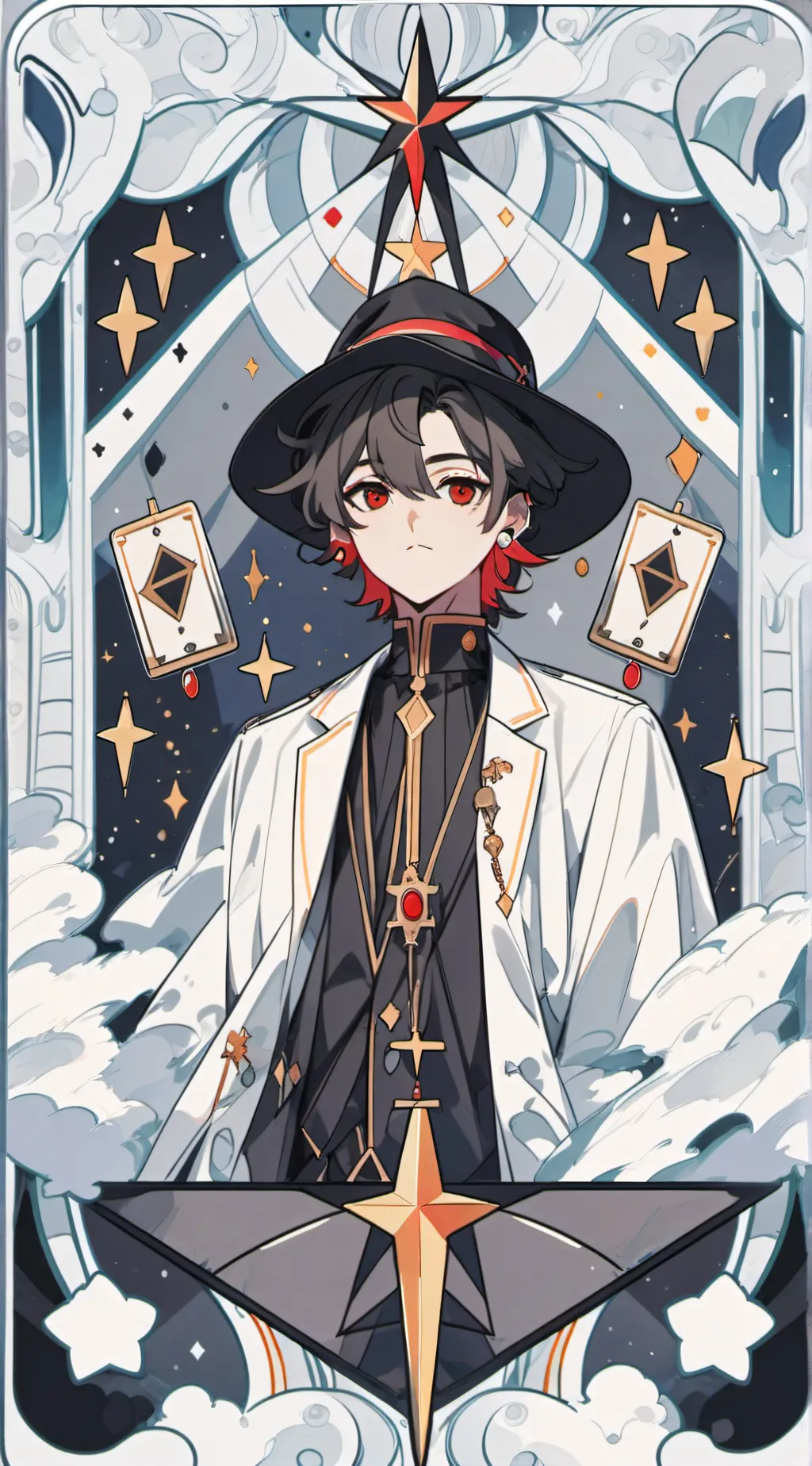 ai character: Adrian👁️👄👁️ background