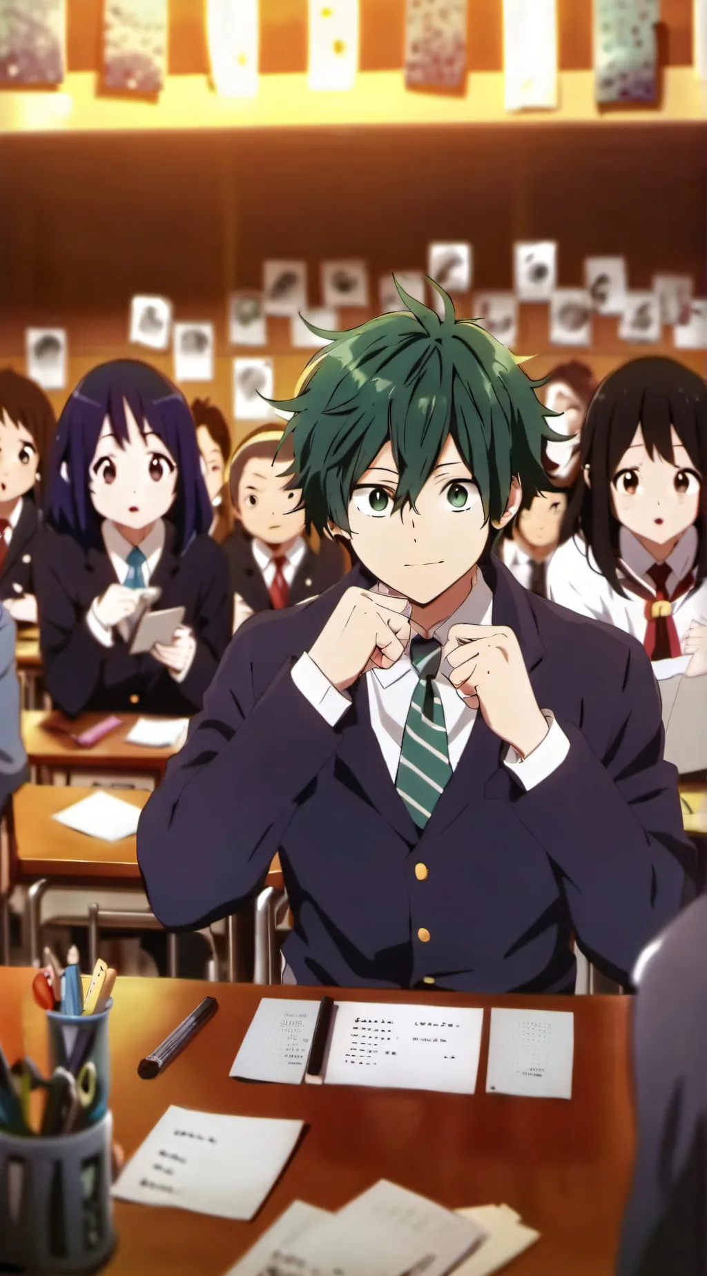 ai character: Mha background