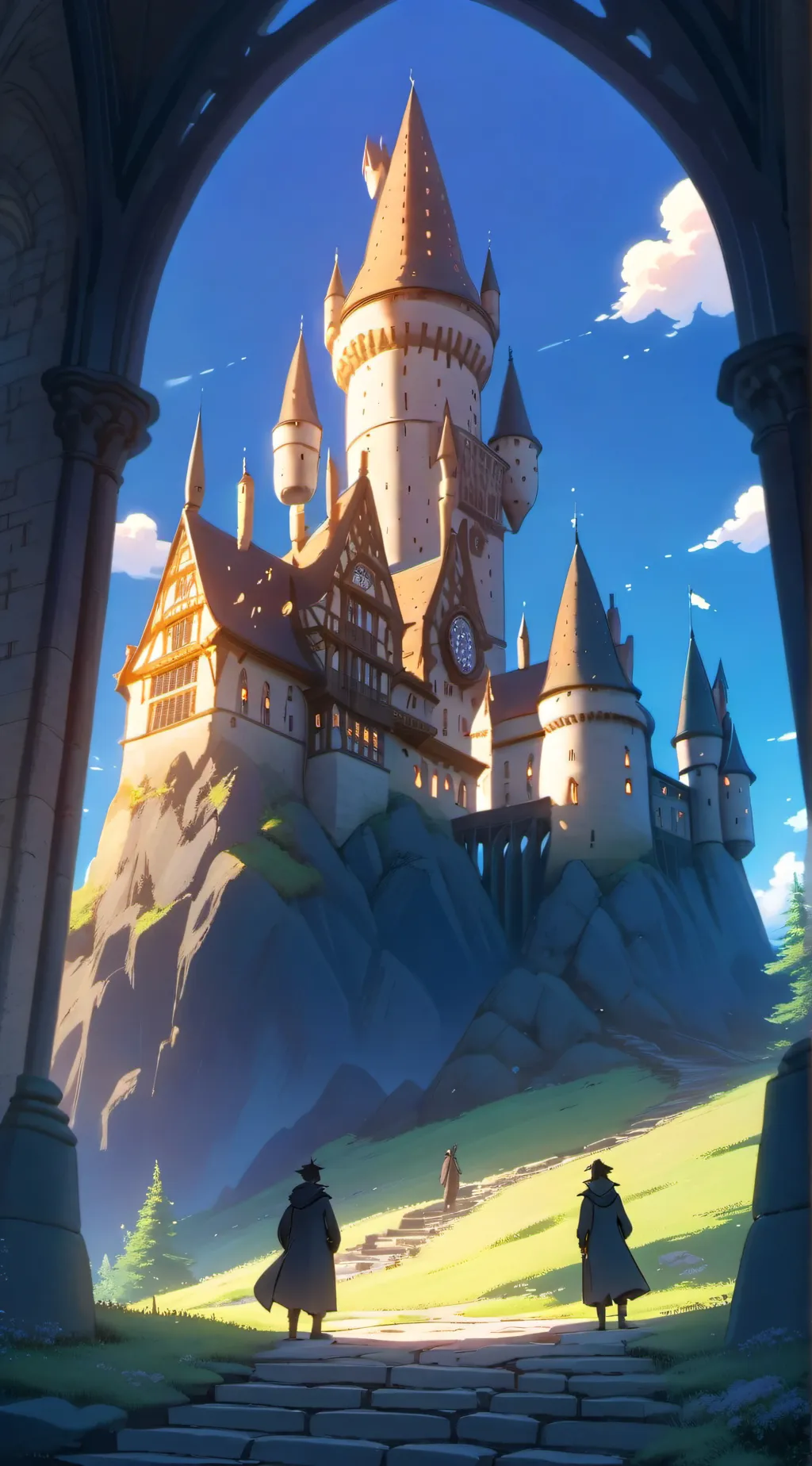 ai character: Hogwarts background