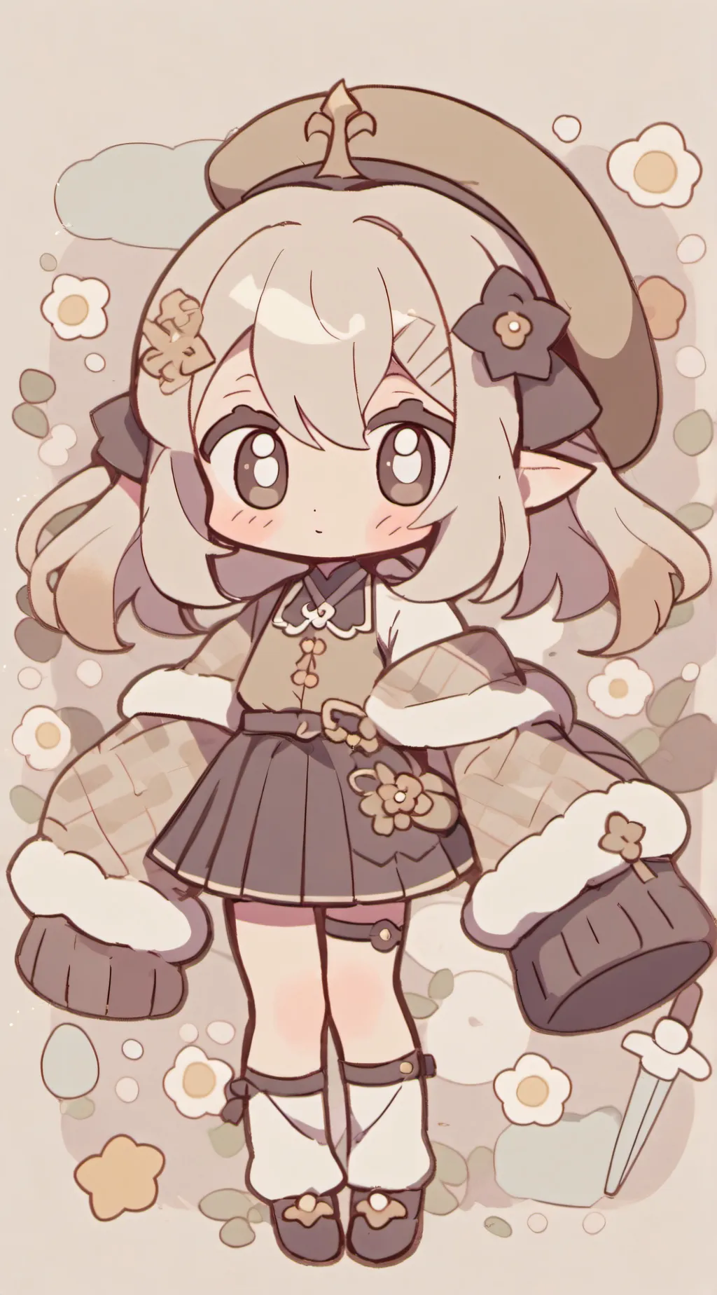 ai character: baby very clingy background