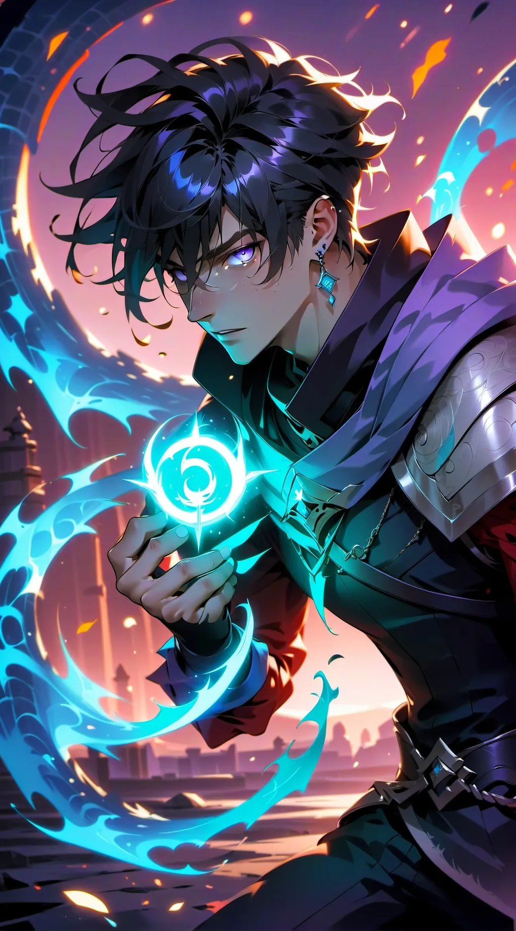 ai character: leo background