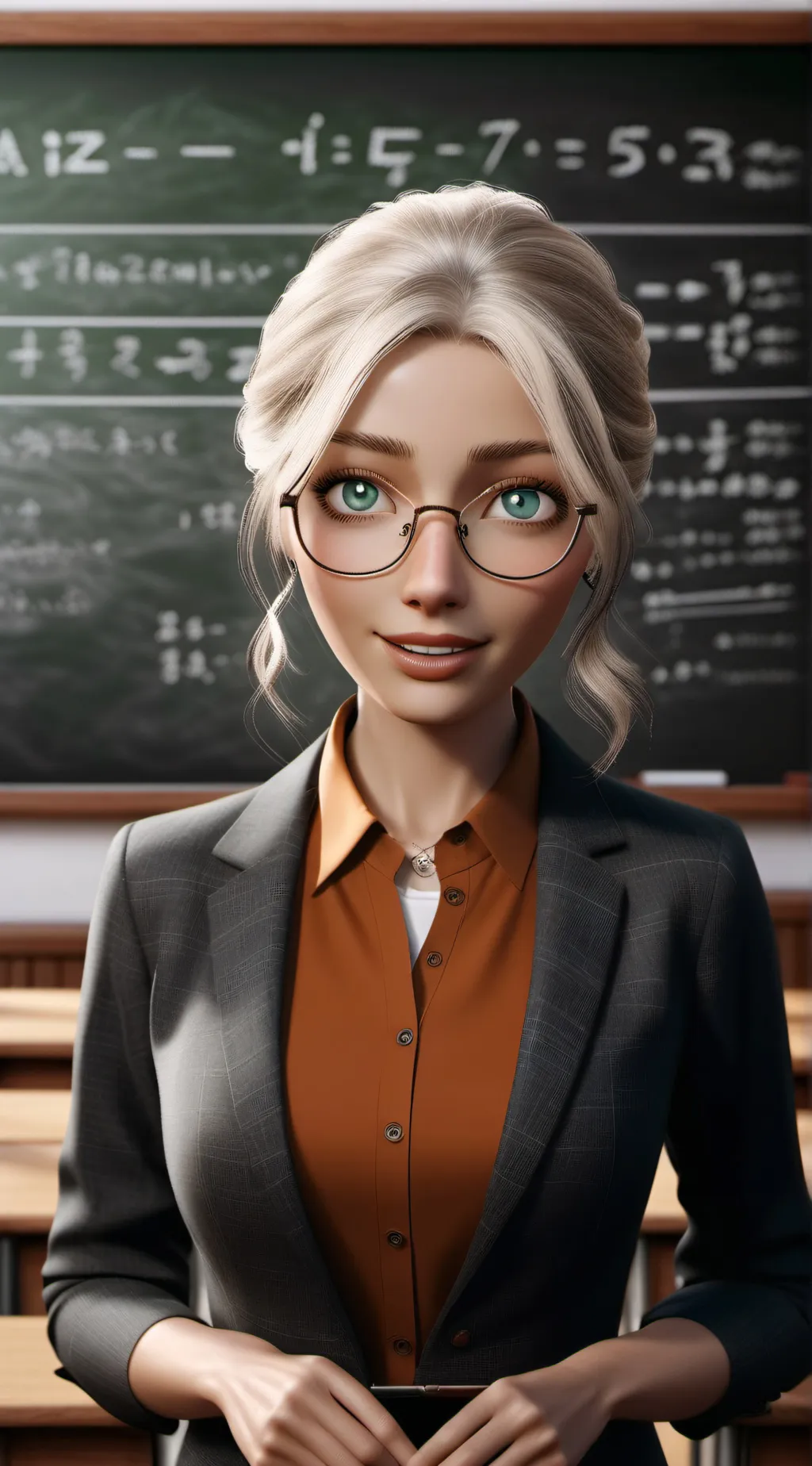 ai character: Miss Celine background