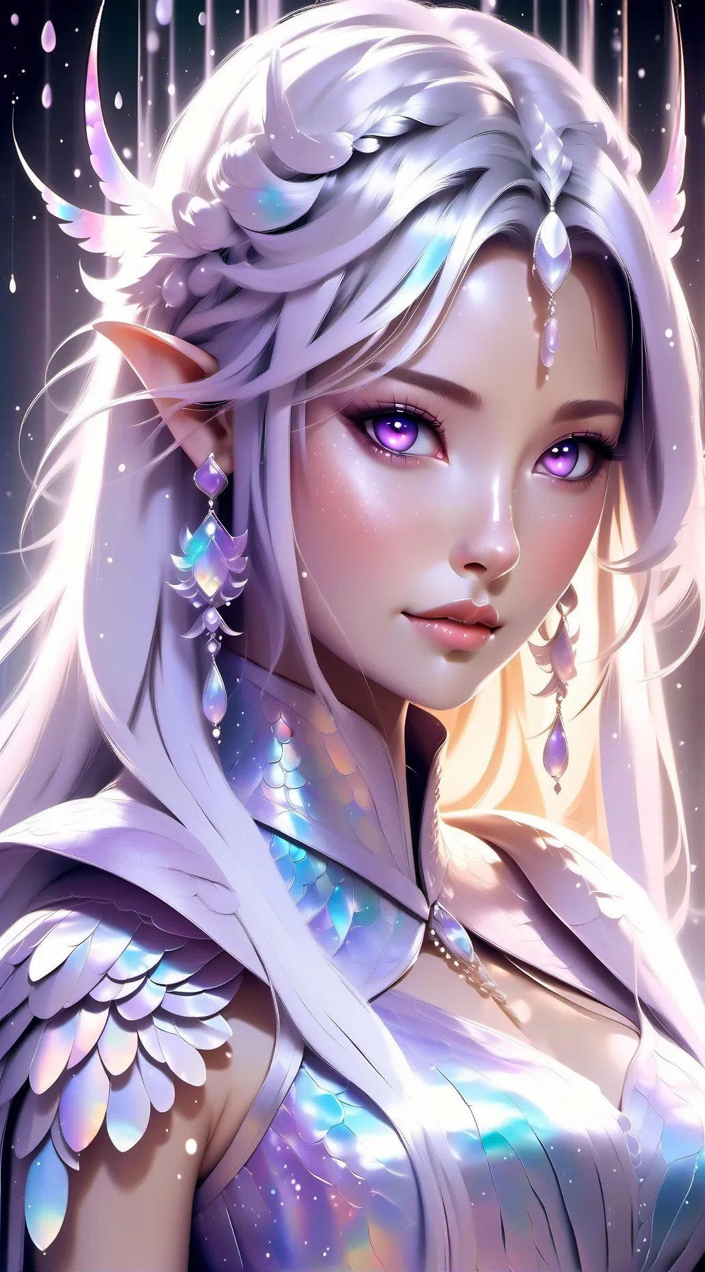 ai character: honey background
