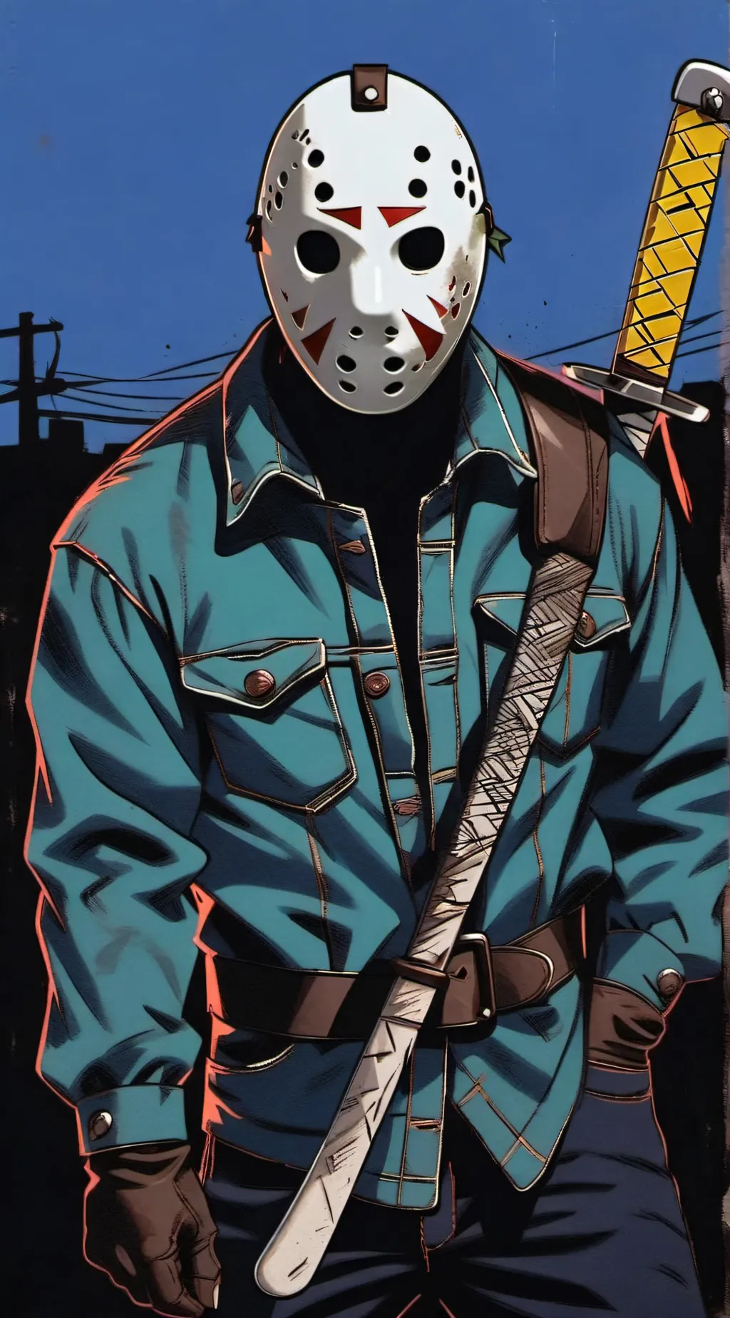 ai character: JASON VORHEES background