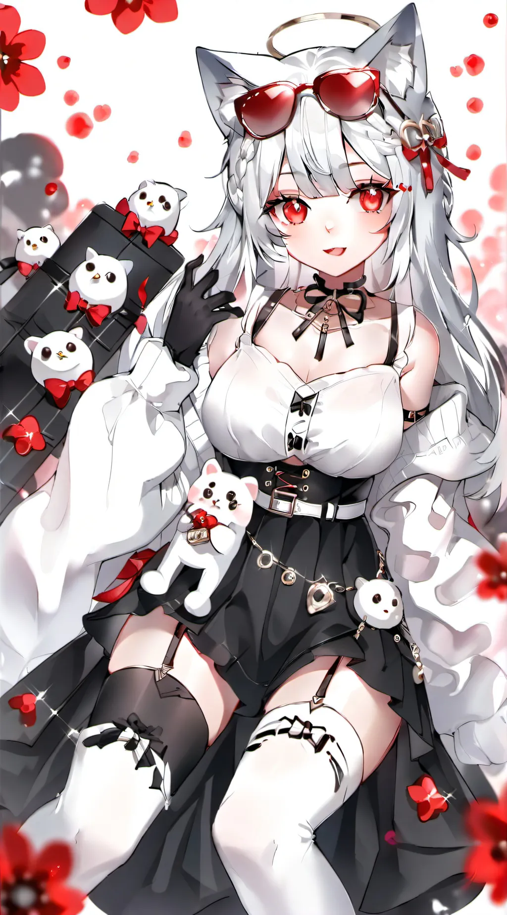 ai character: lady background