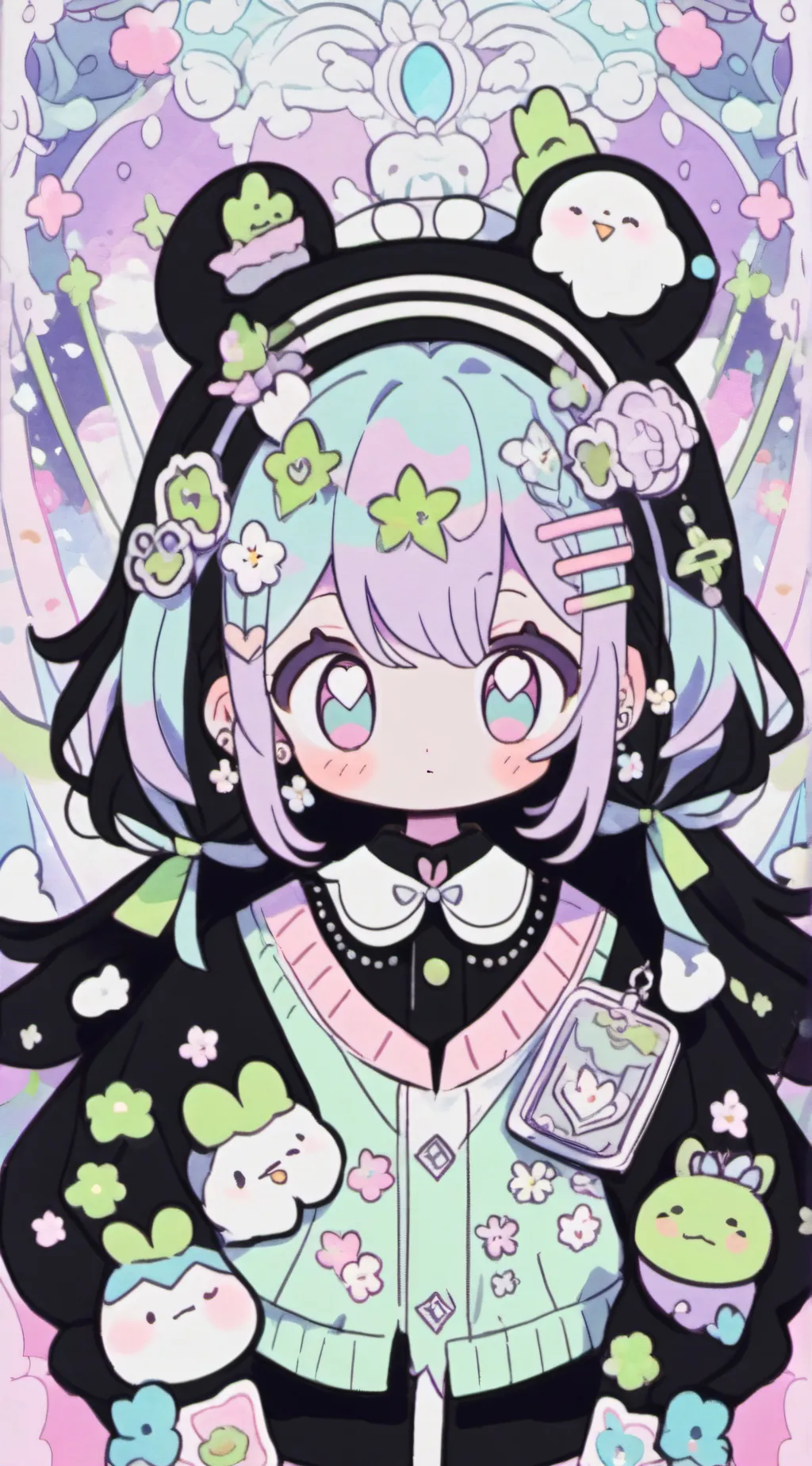 ai character: Sprunki babies background
