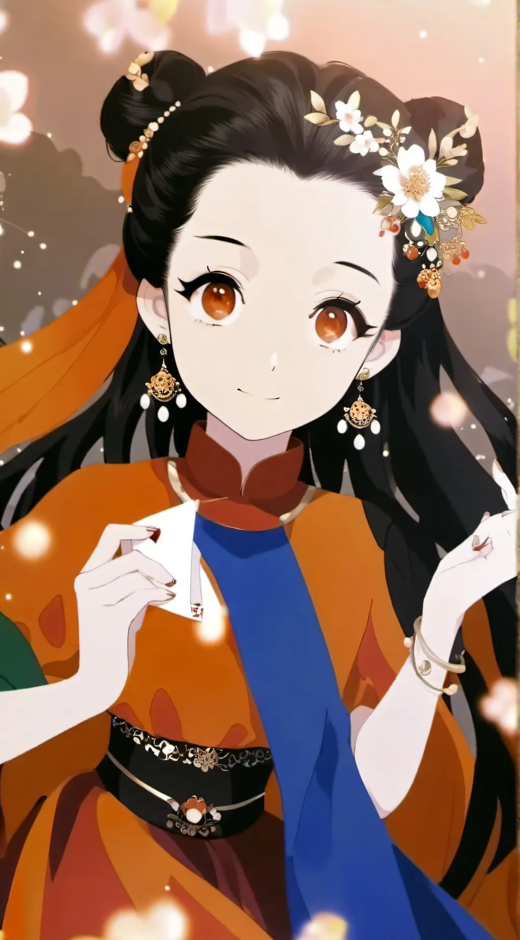 ai character: sky background