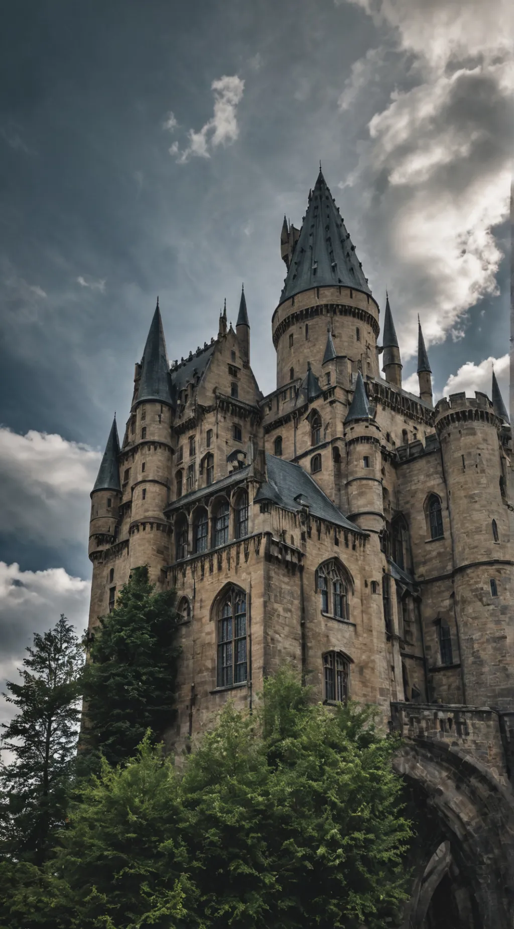 ai character: 💚🐍hogwarts background