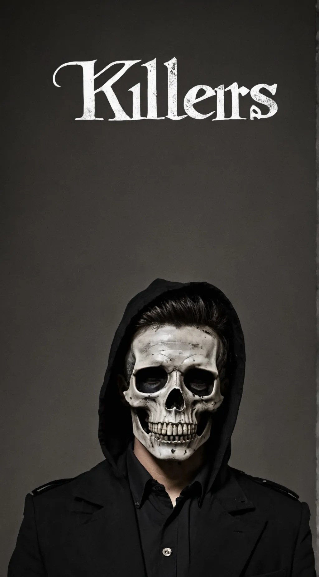 ai character: Ghostface  background