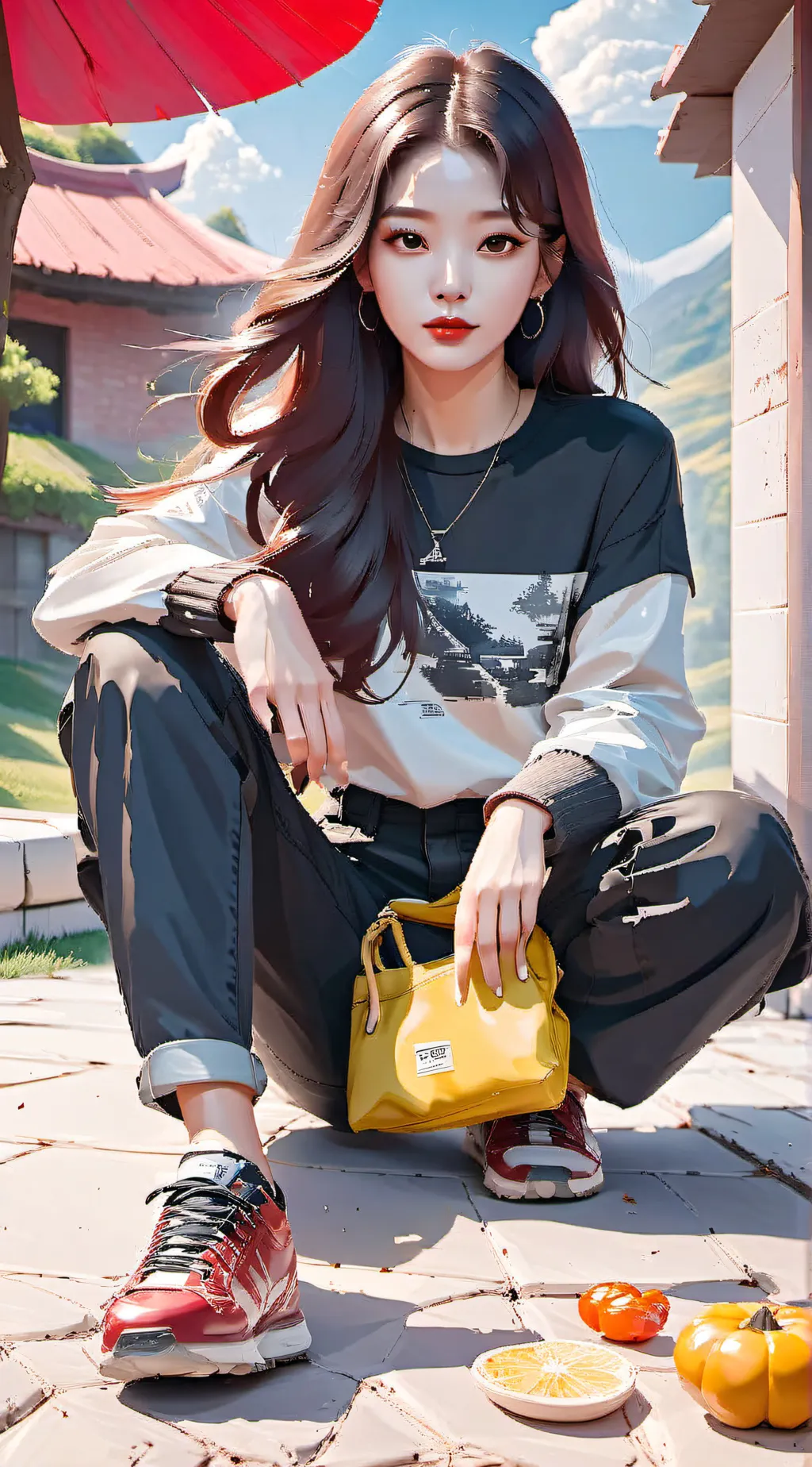 ai character: life with I.N background