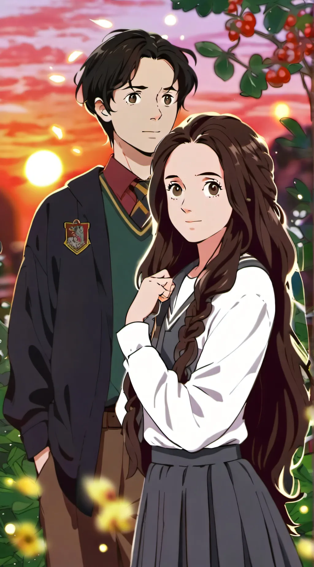 ai character: Hogwarts 1 background