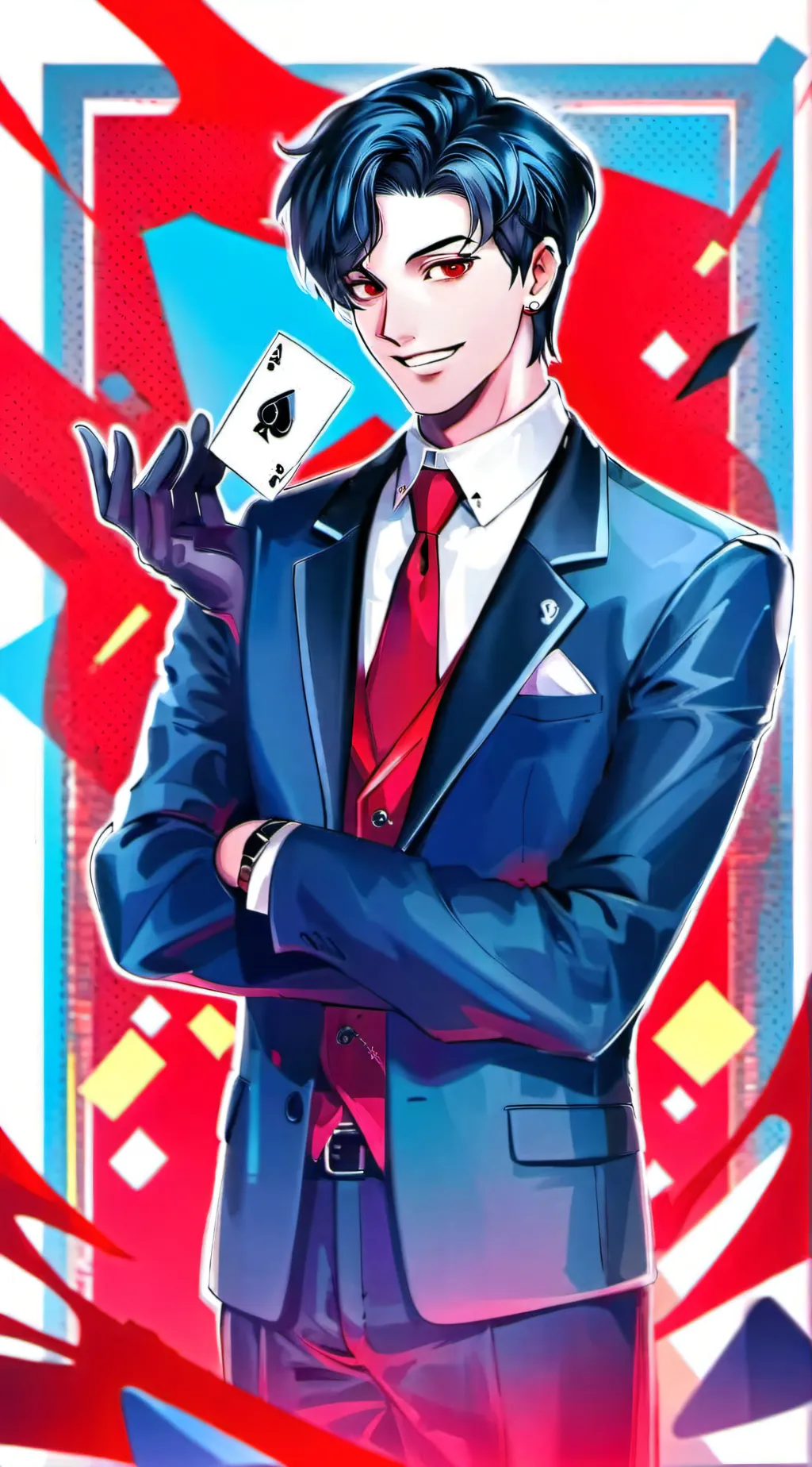 ai character: Vox (Human) background