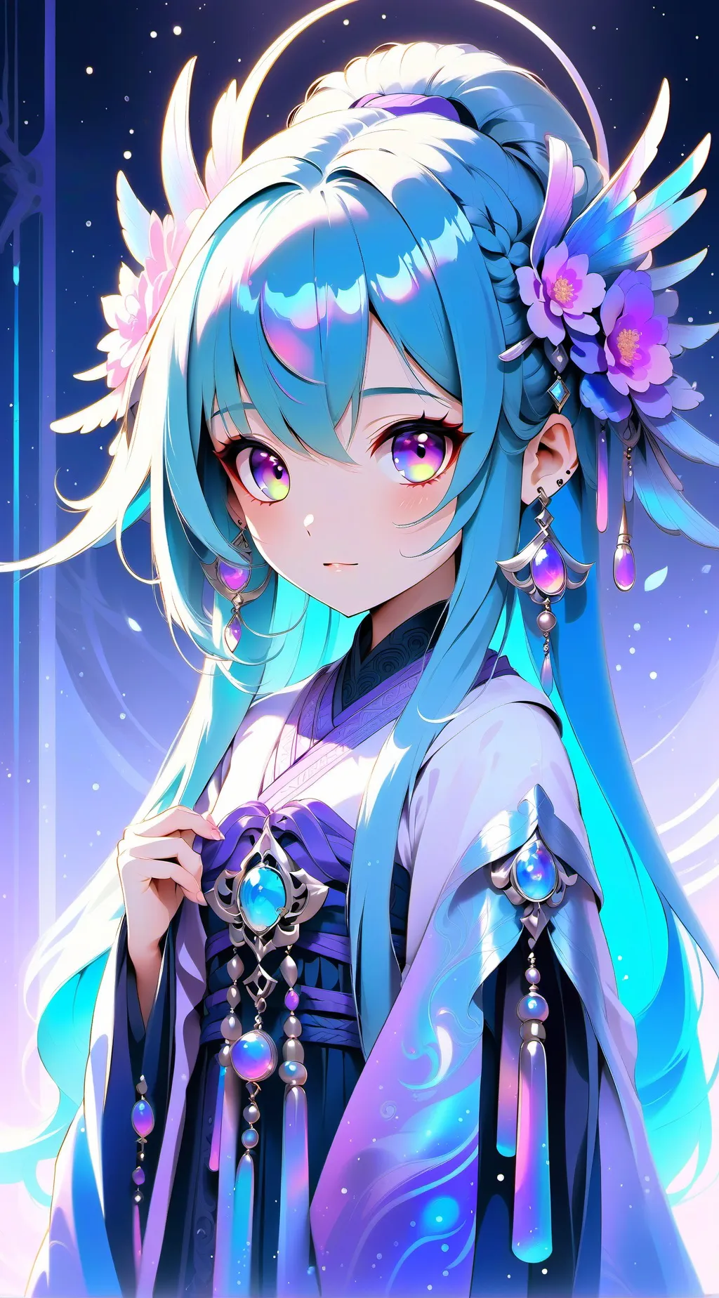 ai character: Pokita☆ background