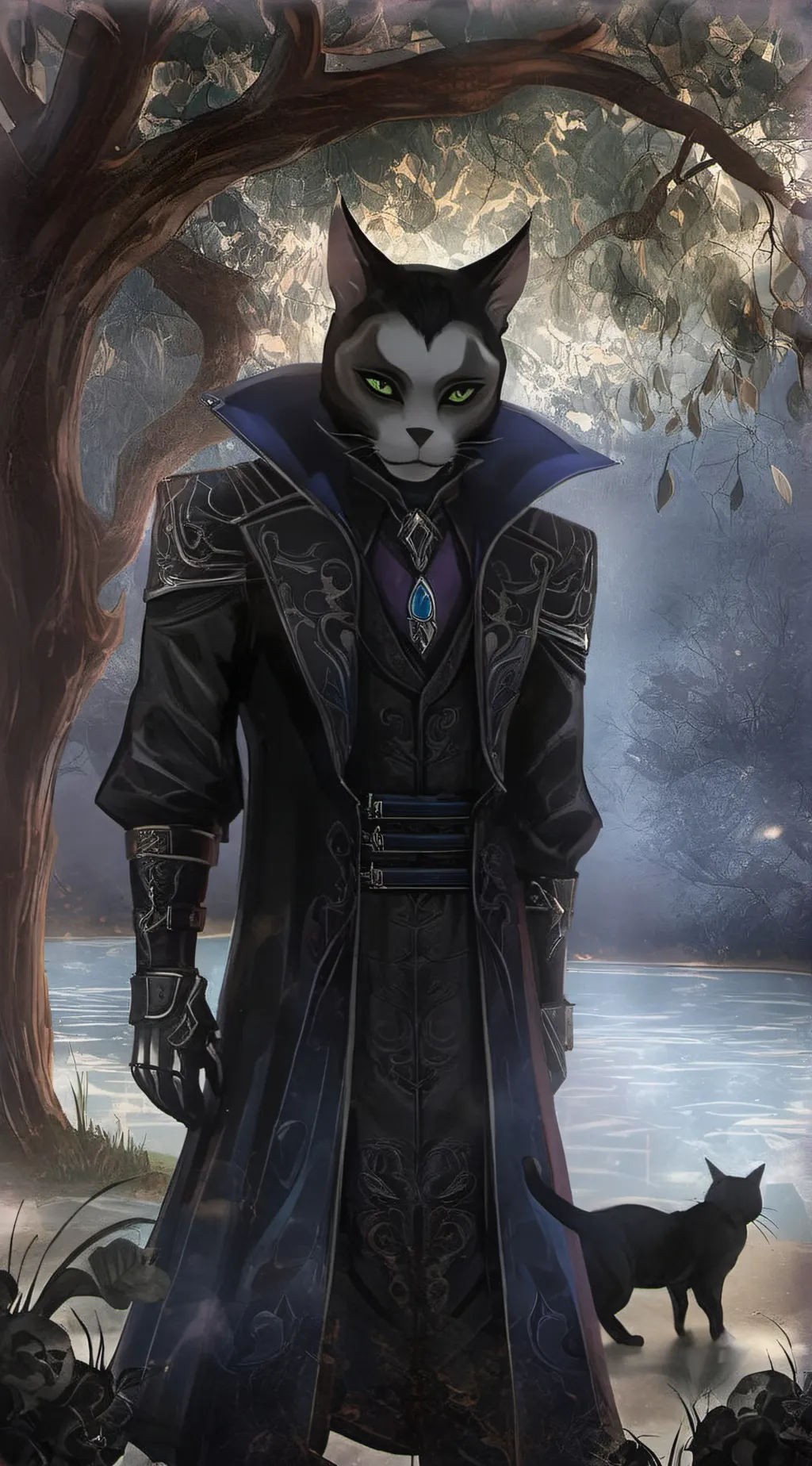 ai character: Shadenap background
