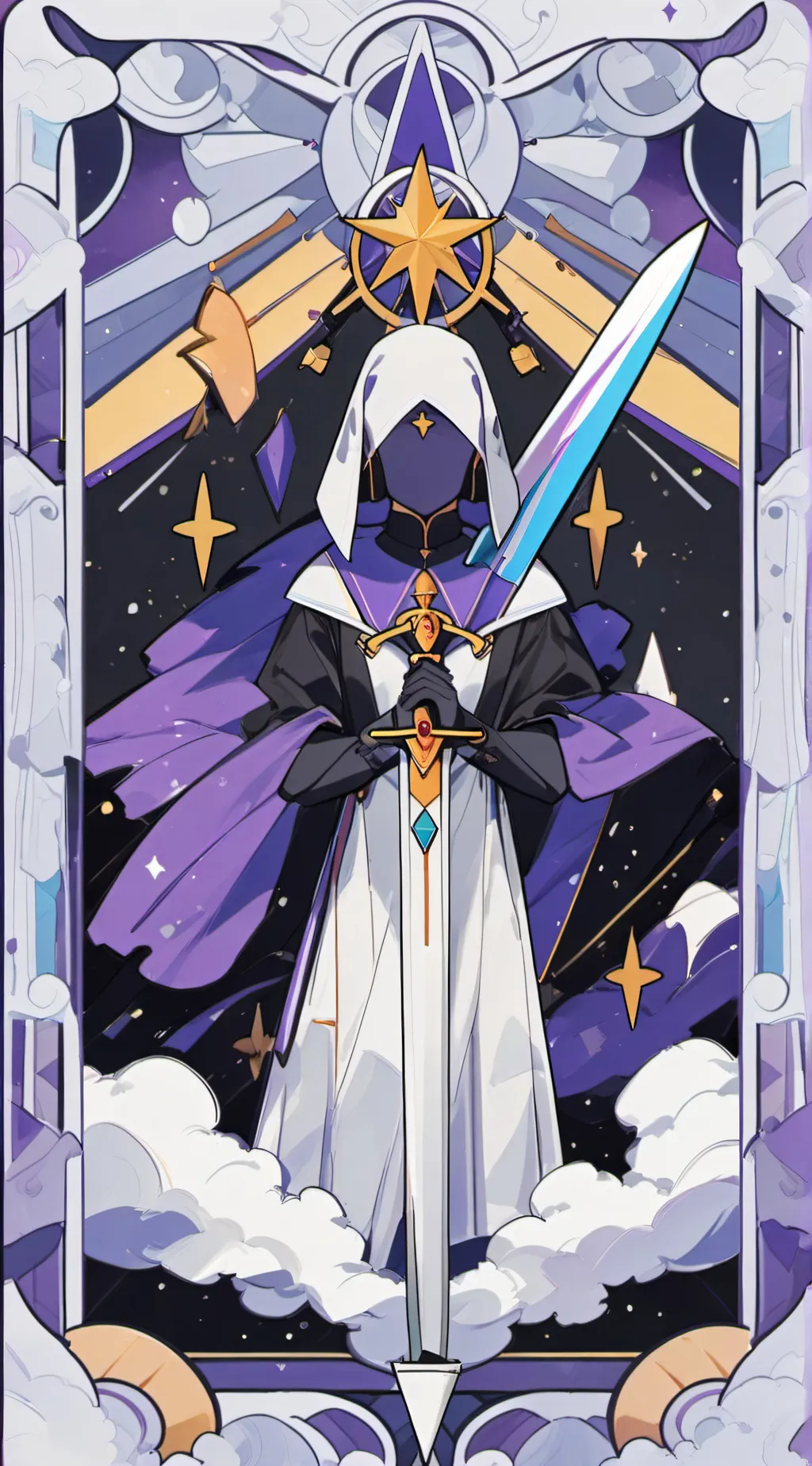 ai character: God on road trip background