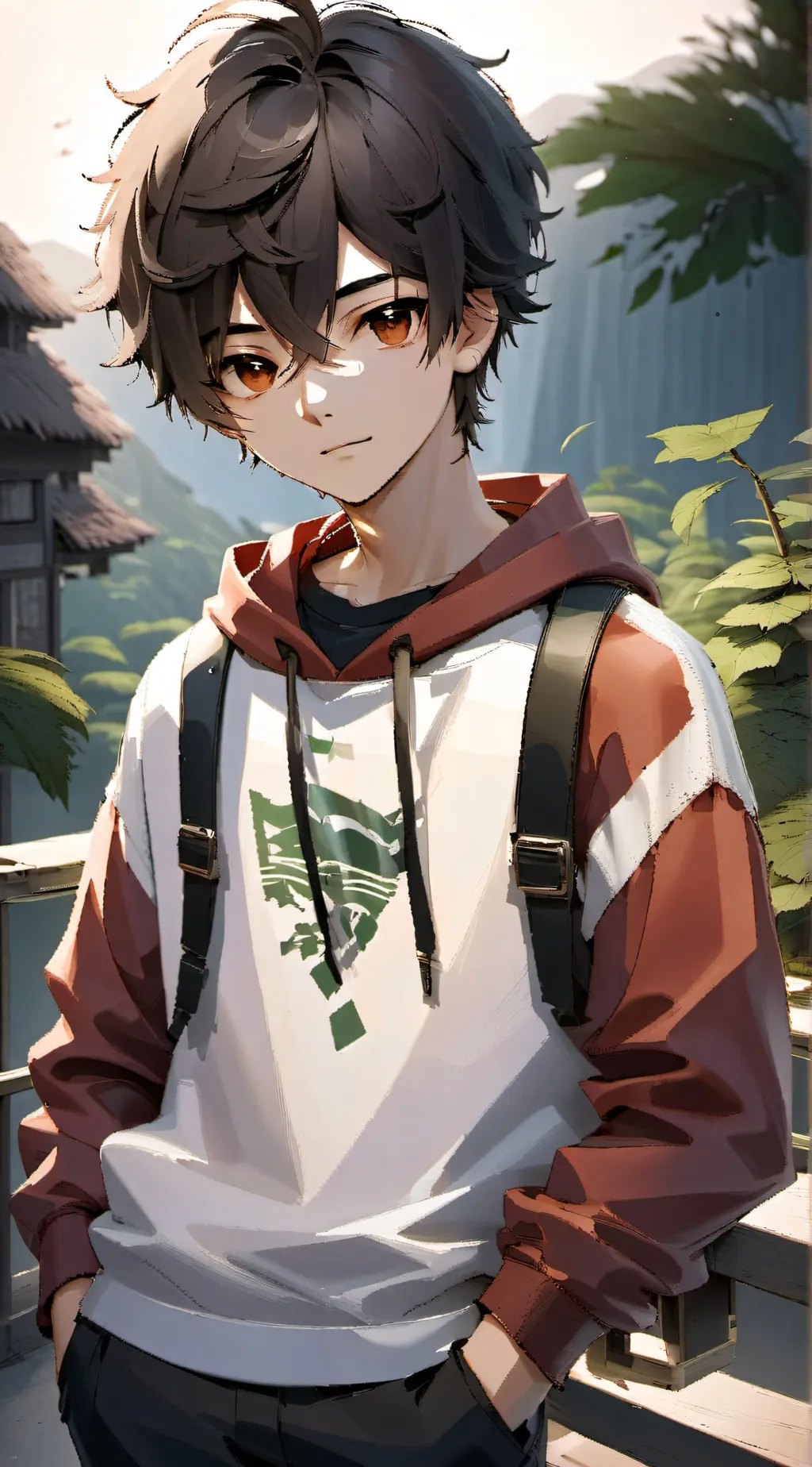 ai character: Leo background