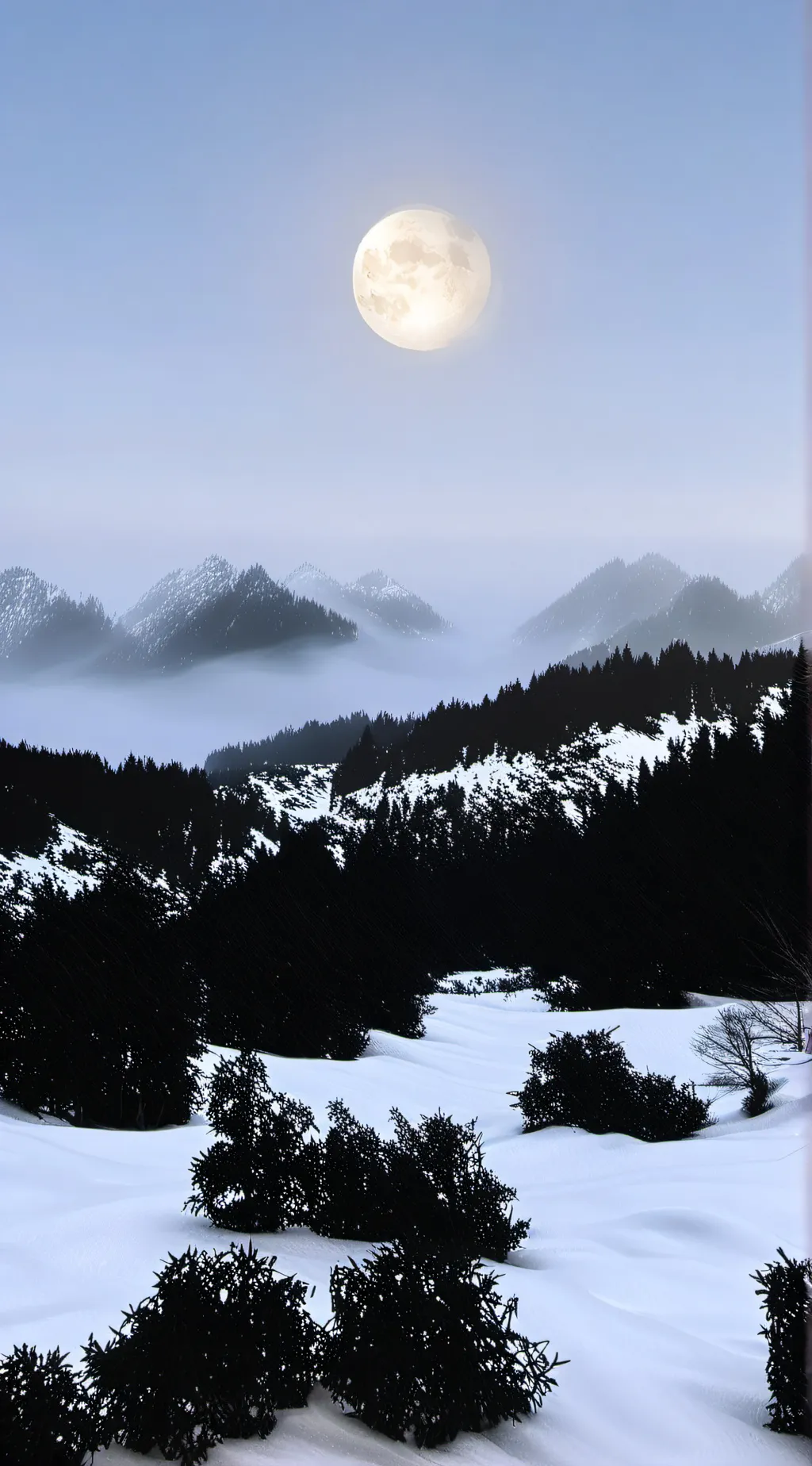 ai character: MOON background