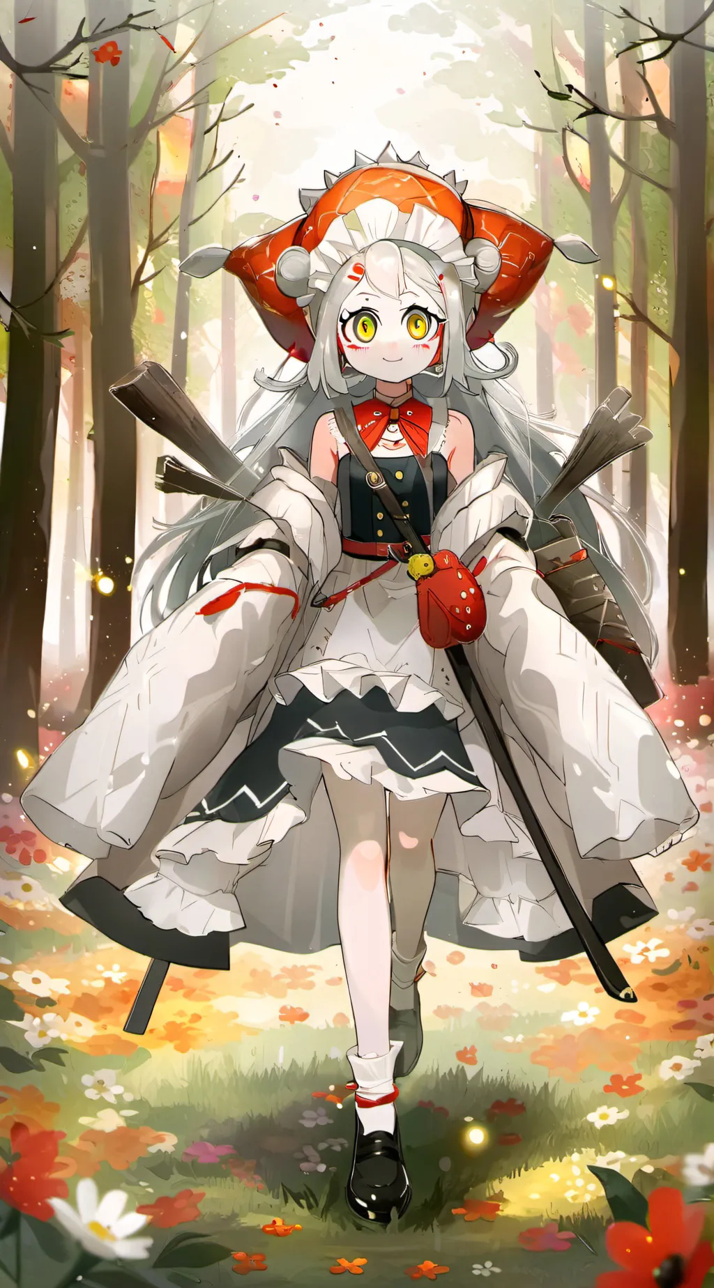 ai character: sprunki girl trio background