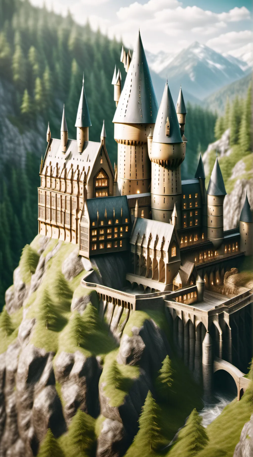 ai character: Hogwarts! background