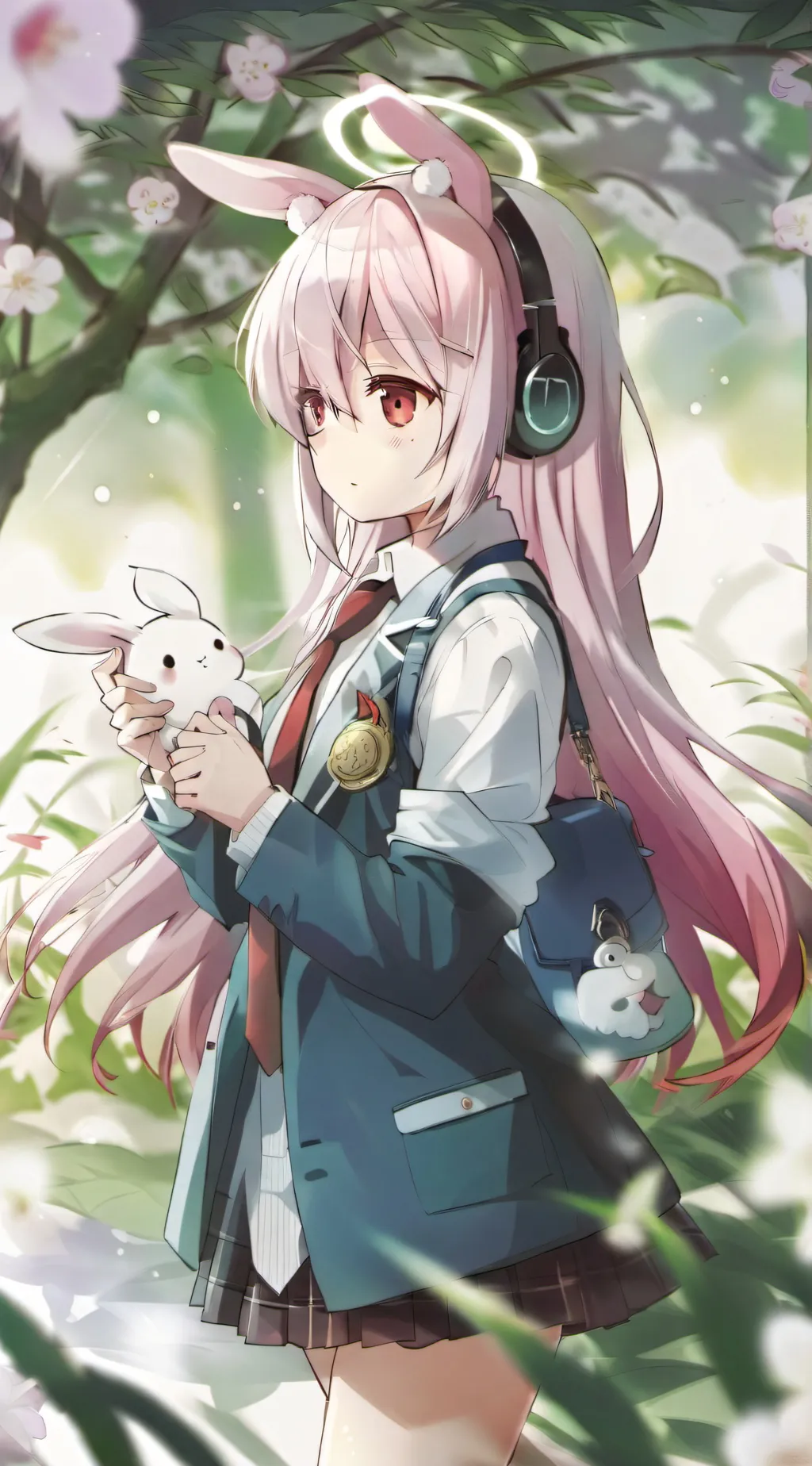 ai character: rose background