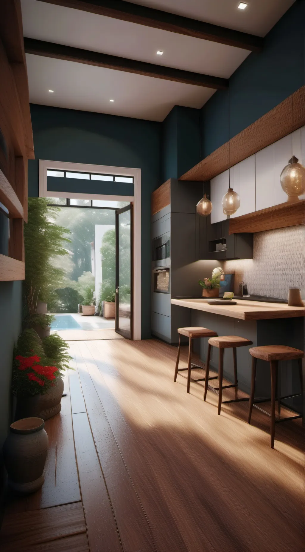 ai character: Home background