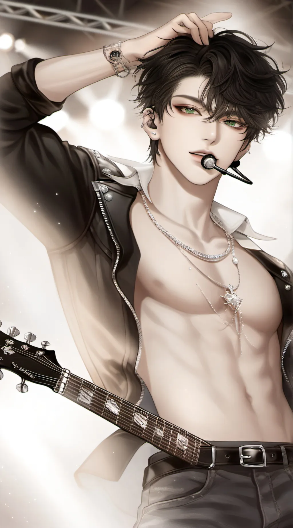 ai character: Axel  background